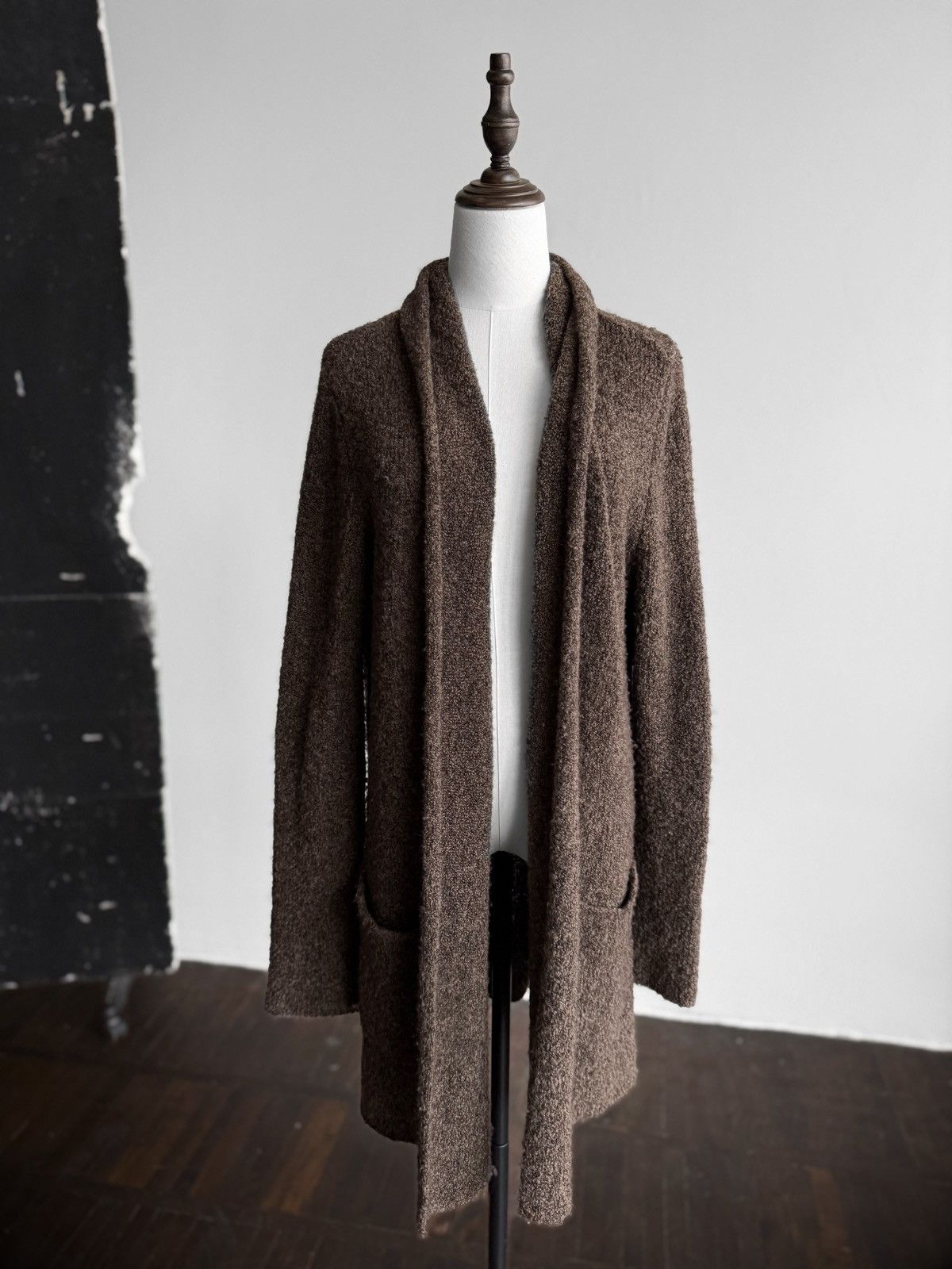 Other Daniels Womens Brown Wool Knit Long Cardigan Open Front Cozy Size L / US 10 / IT 46 - 1 Thumbnail