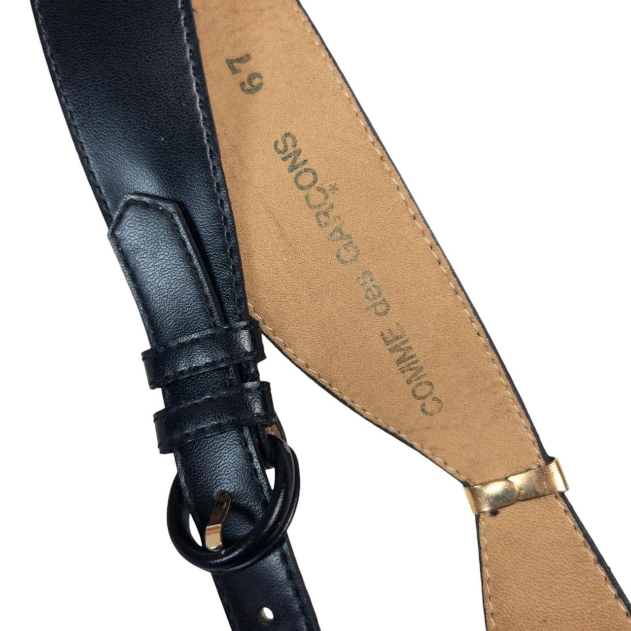 Comme des Garcons Vintage Comme Des Garçons Leather Belt Size W26 Size ONE SIZE - 3 Thumbnail