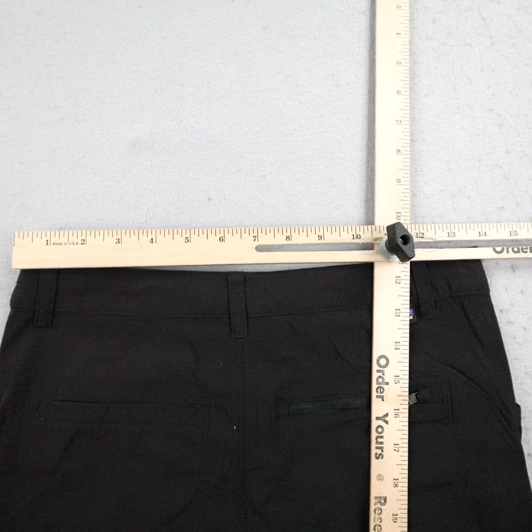 Patagonia Patagonia Shorts Womens 0 Black Quandary Lightweight Trail Hiking Drawstring Size 25" / US 0 / IT 36 - 6 Thumbnail