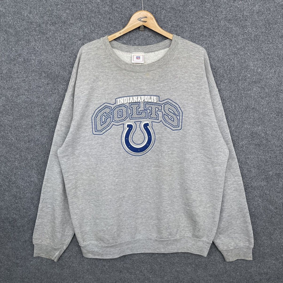 NFL × Vintage Vintage 1990s NFL Indianapolis Colts Crewneck Sweatshirt Size US XL / EU 56 / 4 - 1 Thumbnail