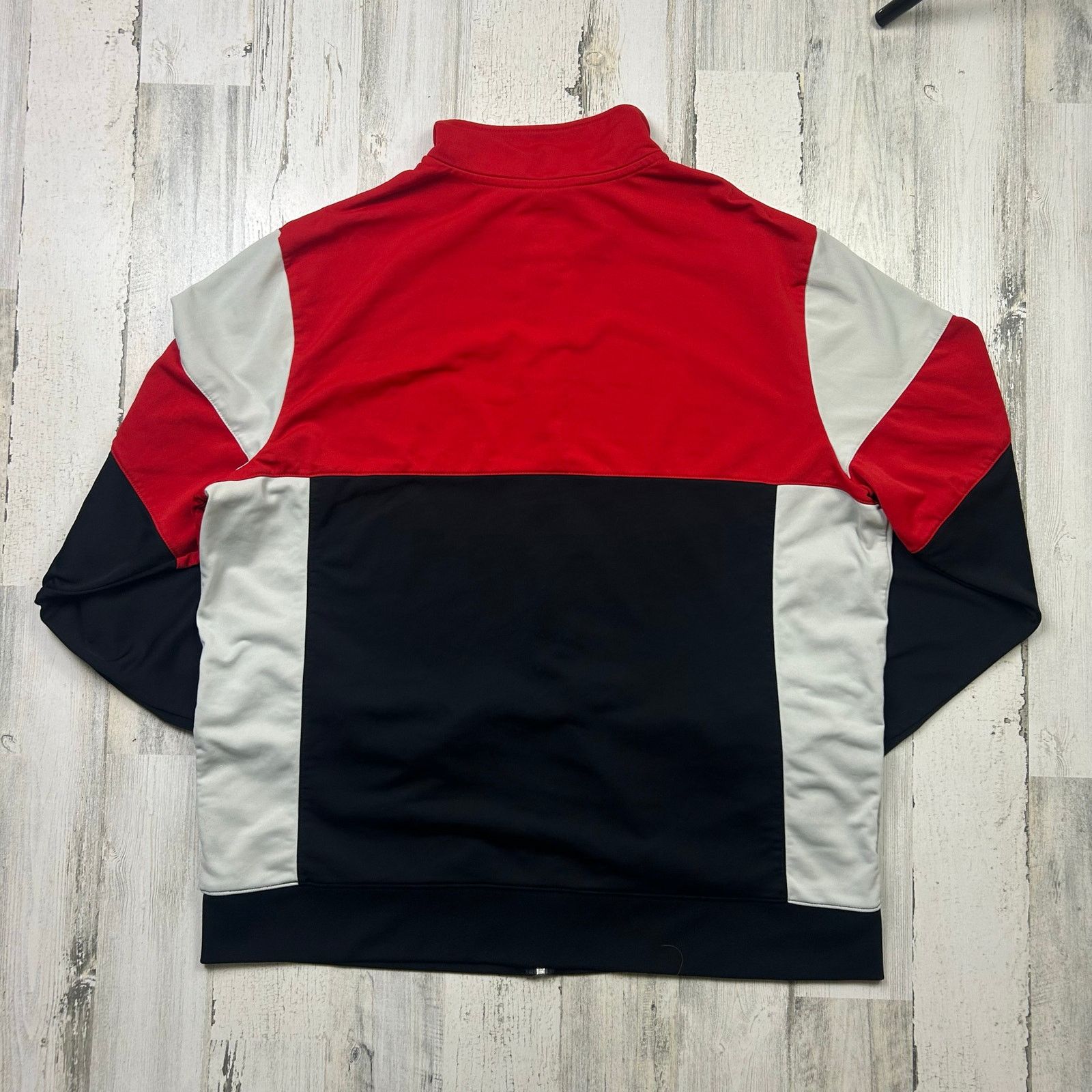 Nike × Vintage Nike Athletic Dept Y2K Track Jacket Red Black Men's XXL Size US XXL / EU 58 / 5 - 5 Thumbnail