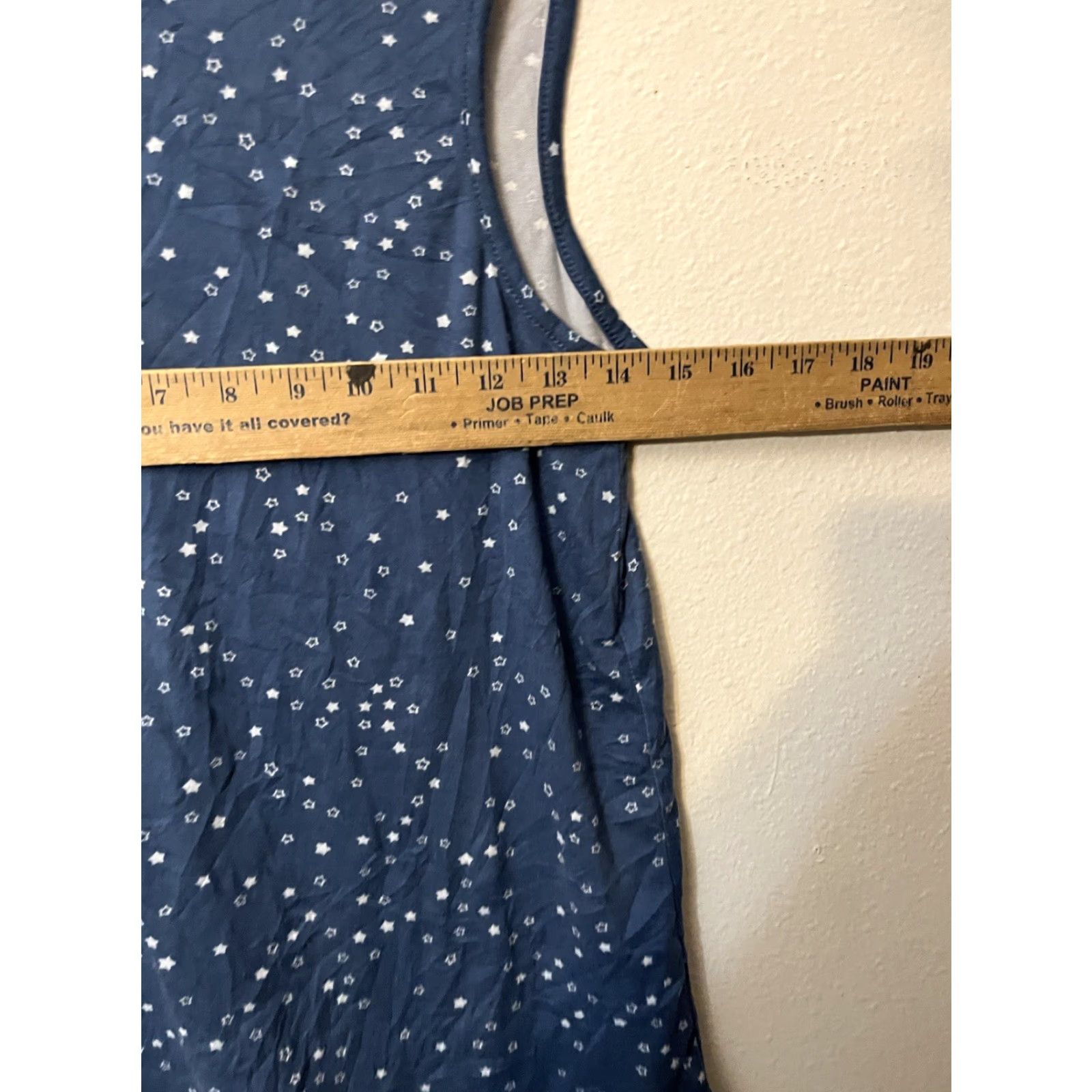 Eddie Bauer Eddie Bauer Sleepwear Tank Top Sleeveless Navy Blue Stars V-Neck S Small Blue Womens Sleep Shirt Tank Top Stars Small Eddie Bauer Size S / US 4 / IT 40 - 5 Thumbnail
