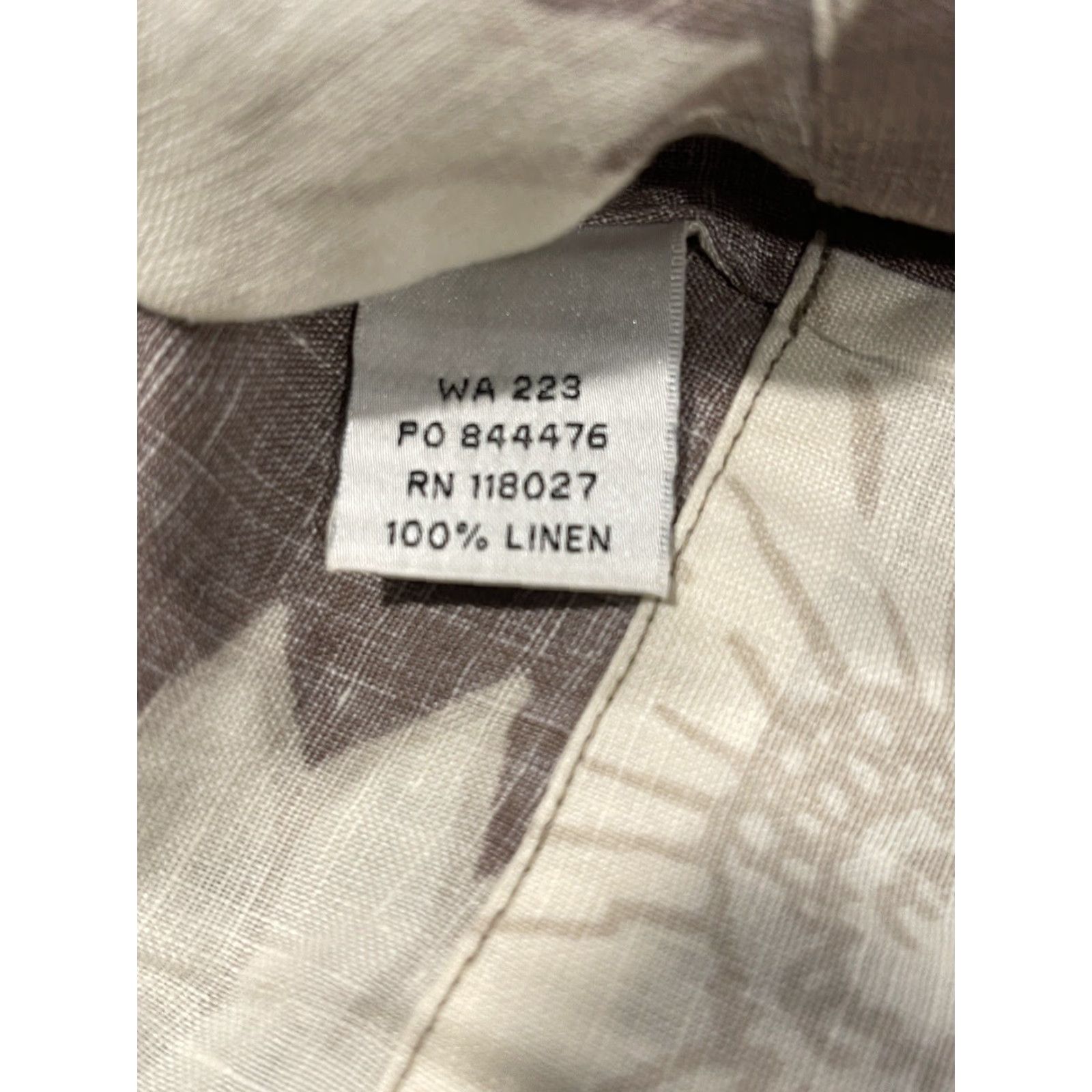 Boden Boden Dress Floral Linen A-Line 3/4 Sleeve Brown Cream Size 8 Womens Size M / US 6-8 / IT 42-44 - 3 Thumbnail