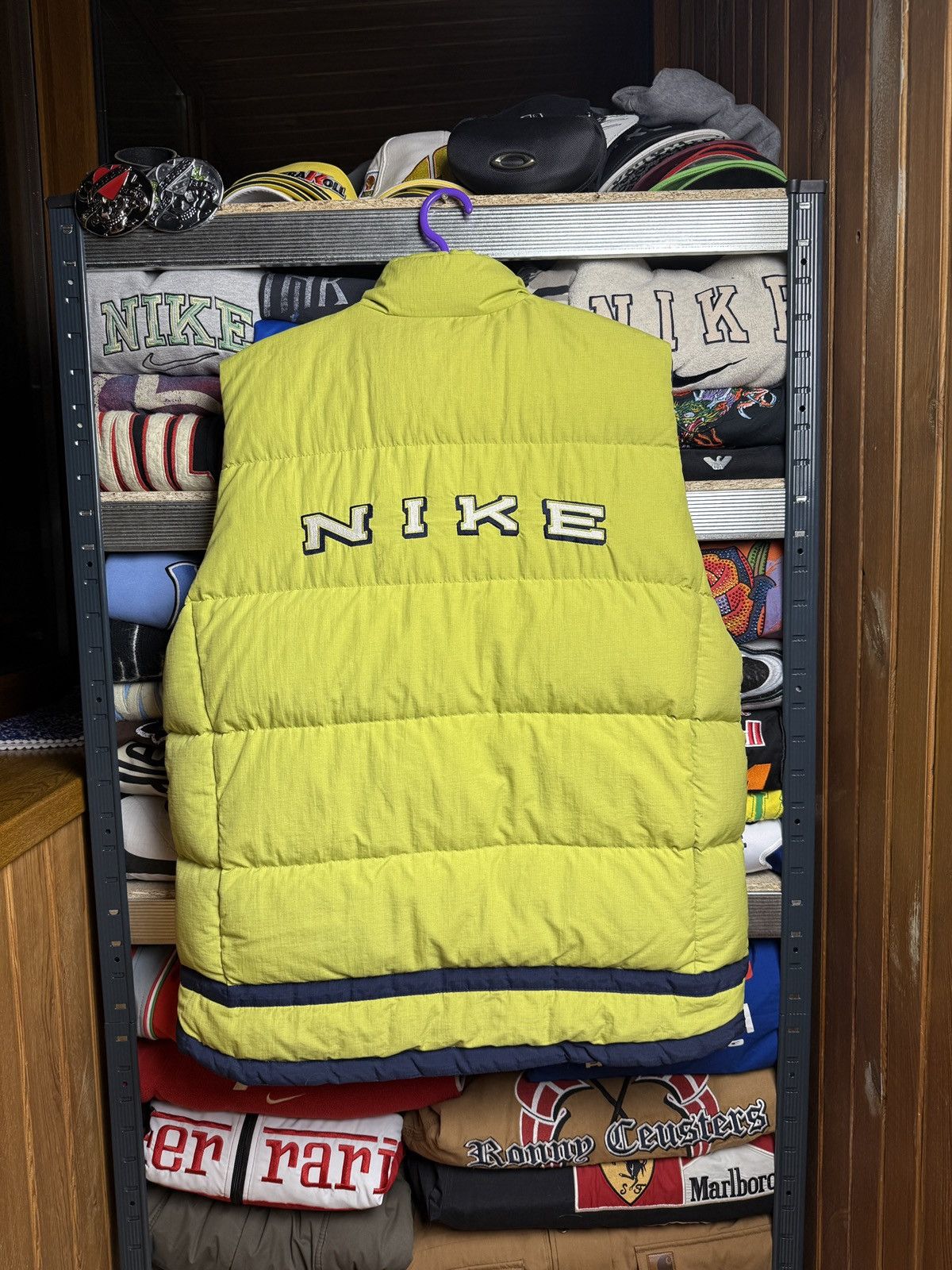 Nike × Nike ACG × Vintage Vintage Nike reversible puffer vest spell out big logo rare Size US XL / EU 56 / 4 - 1 Thumbnail