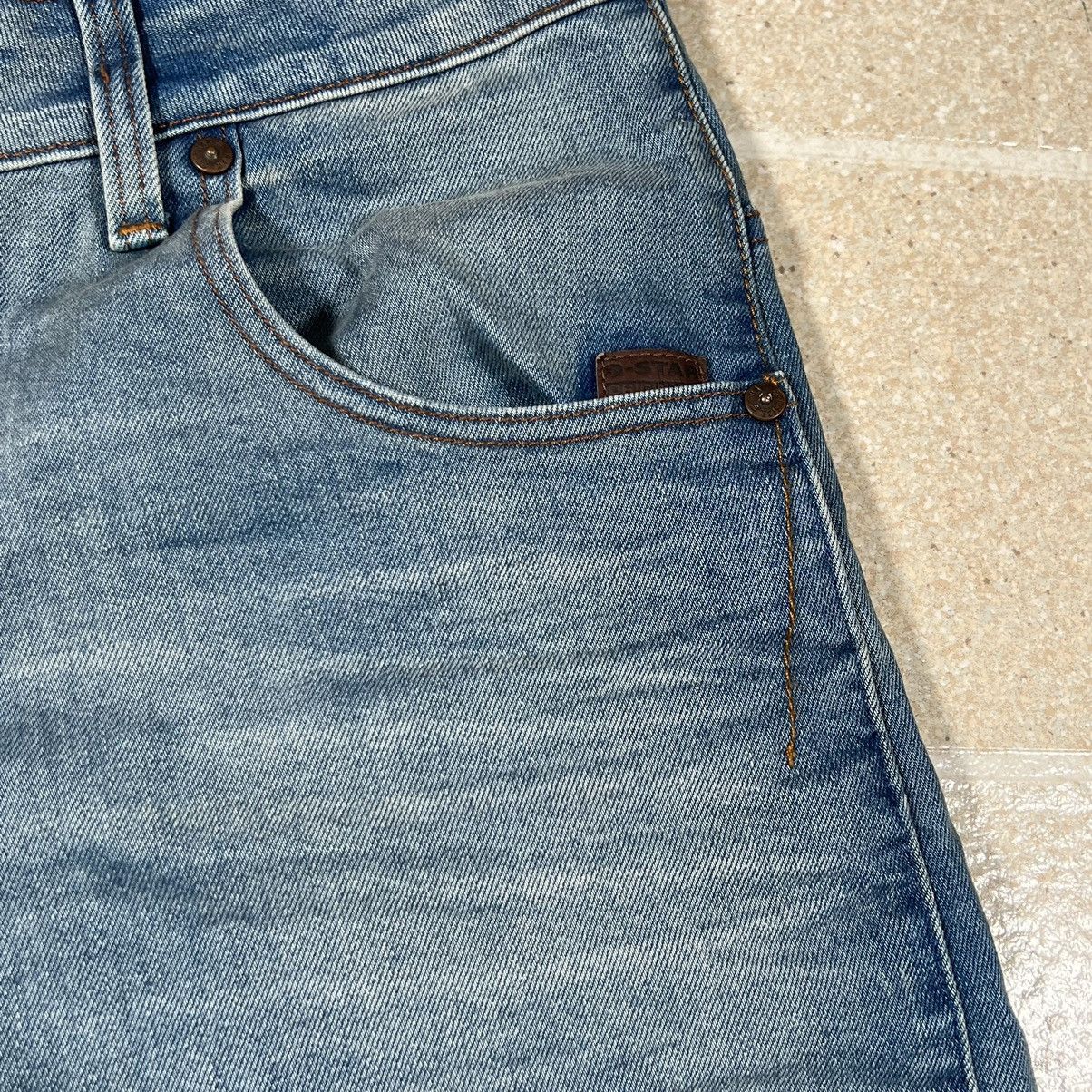 G-Star G Star Raw Jeans Men 31x32 Blue Arc 3D Slim Faded Denim Pant Size US 31 - 3 Thumbnail
