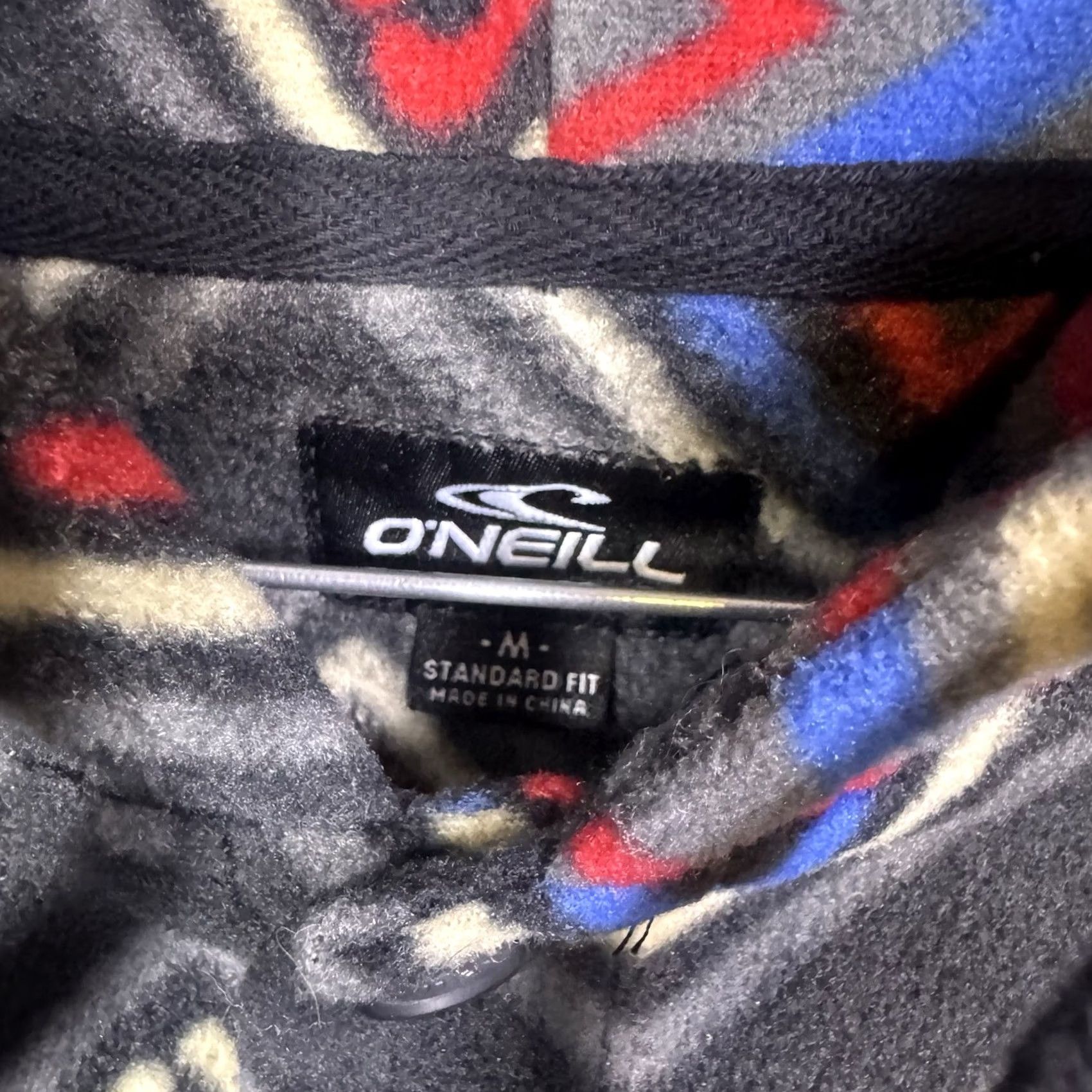 O'Neill O'Neill Hoodie Mens M Southwestern Aztec Henley Standard Fit Pullover Fleece Size US M / EU 48-50 / 2 - 5 Thumbnail