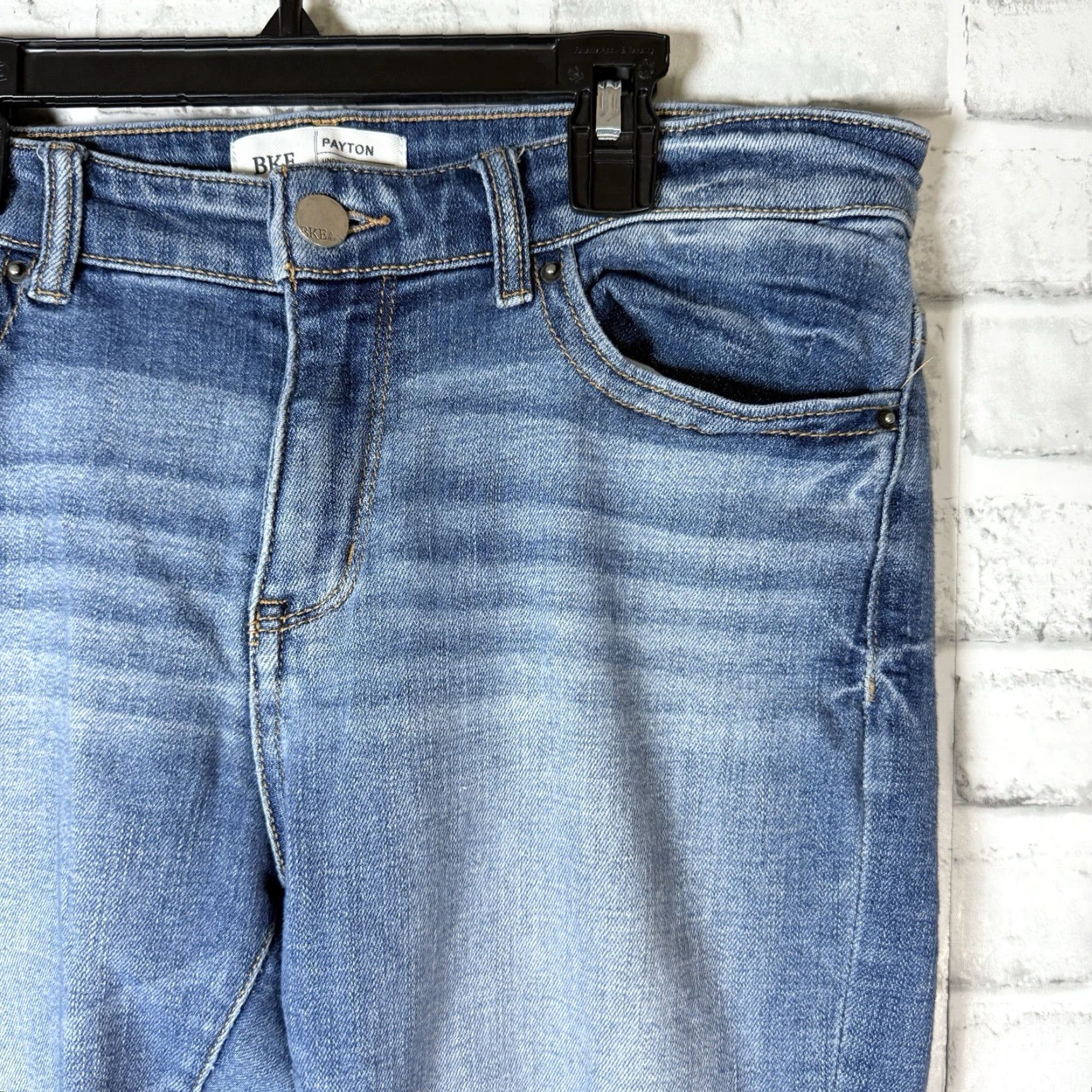BKE BKE Payton Jeans Womens 29x25 Mid Rise Cotton Blue Size 29" - 2 Thumbnail