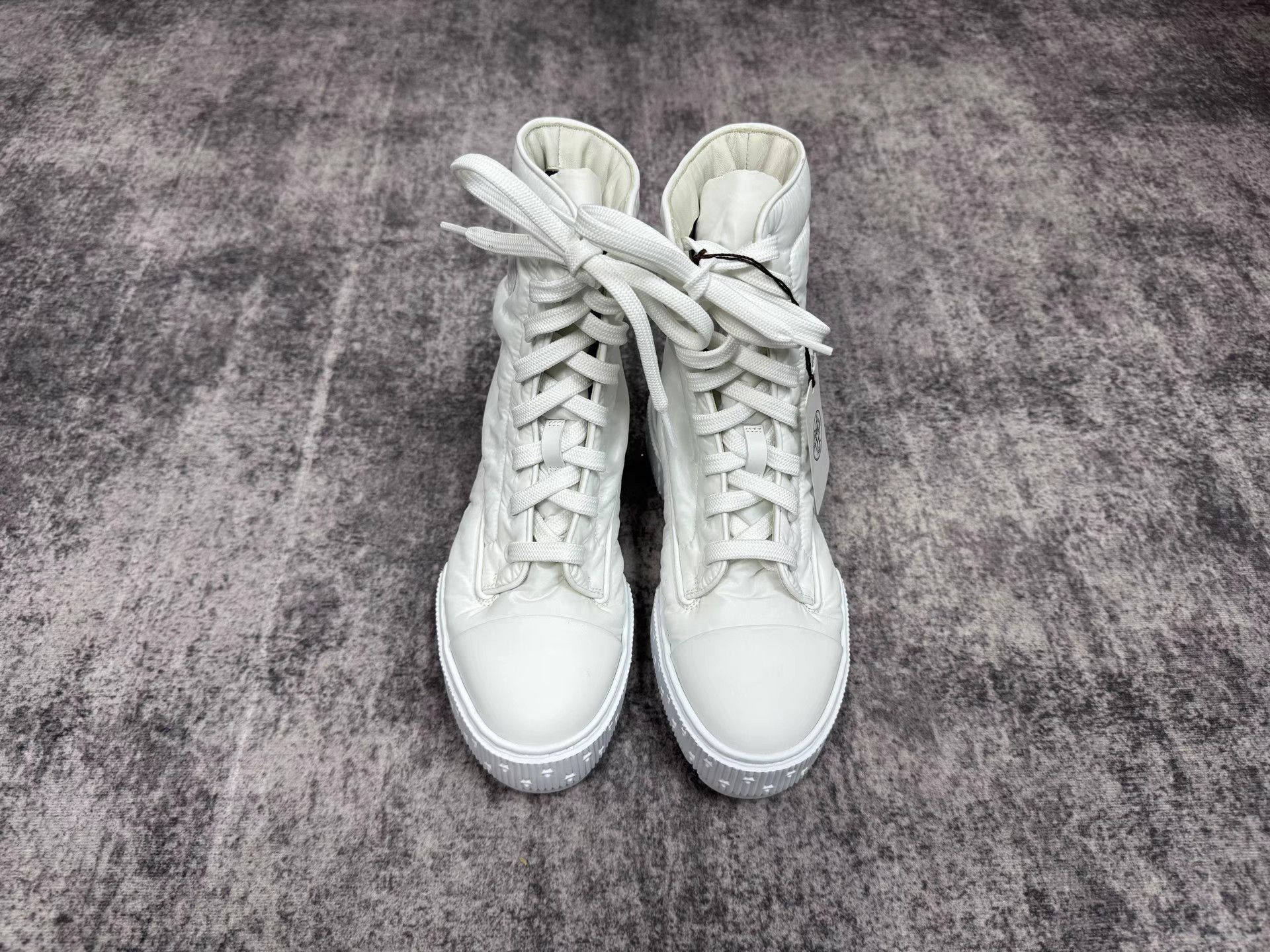 Hermes HERMÈS White High-top Snow Boots K1 Size US 5.5 / IT 35.5 - 3 Thumbnail