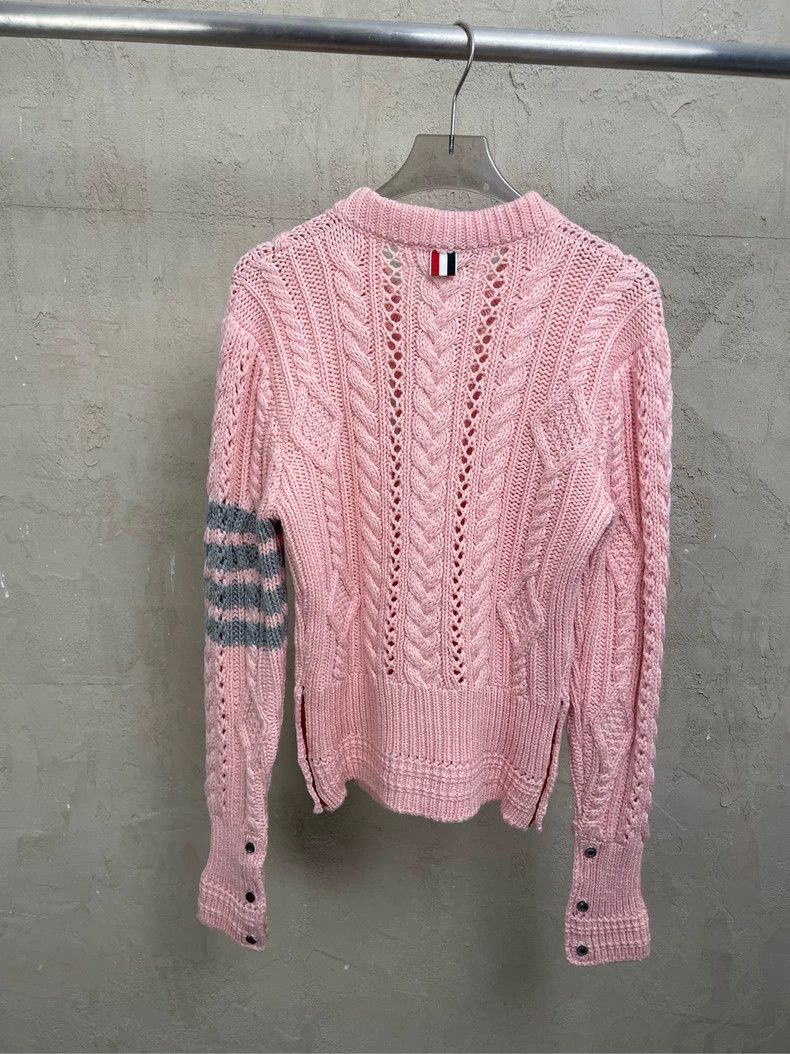 Thom Browne Thom browne Cherry blossom pink classic four-striped thick Size XS / US 0-2 / IT 36-38 - 2 Thumbnail