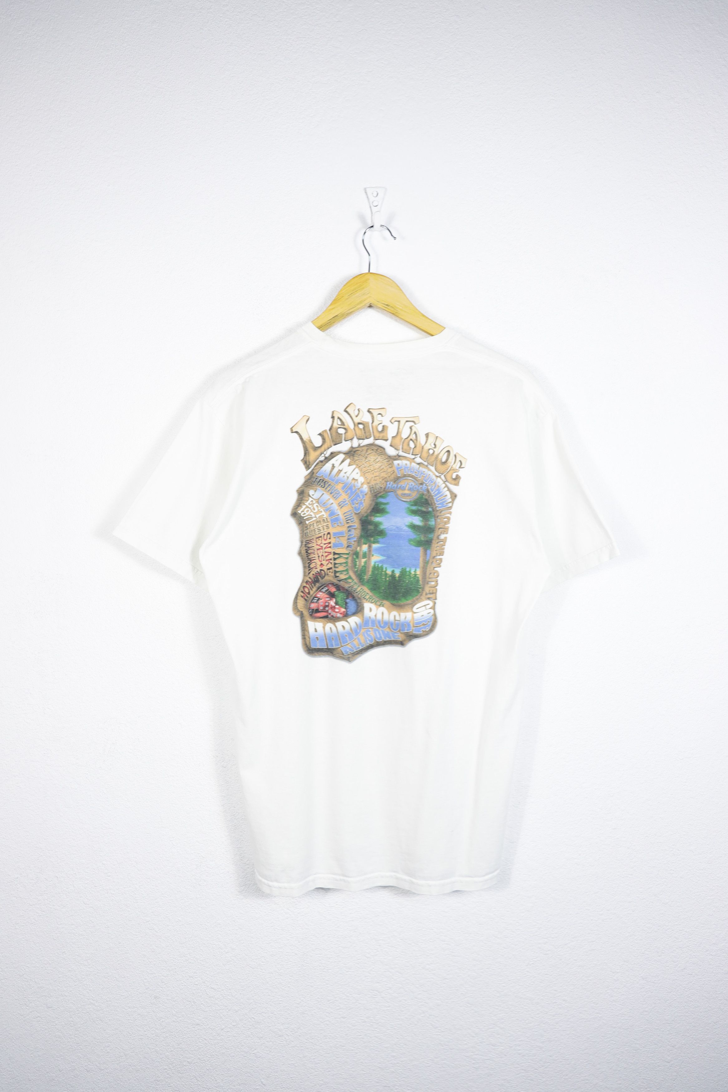 Hard Rock Cafe Vintage Hard Rock Cafe Lake Tahoe Reversible Tee Tshirt Y2k Size US L / EU 52-54 / 3 - 1 Thumbnail