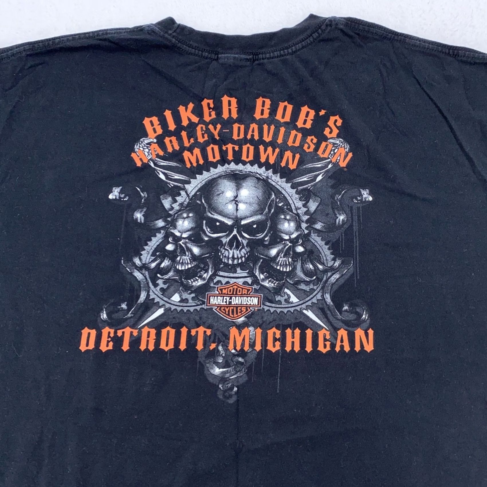 Harley Davidson Harley-Davidson Shirt Mens 2XL Black Graphic Print Pocket Crew Neck T-Shirt Biker Eagle Vintage: No Size US XXL / EU 58 / 5 - 3 Thumbnail