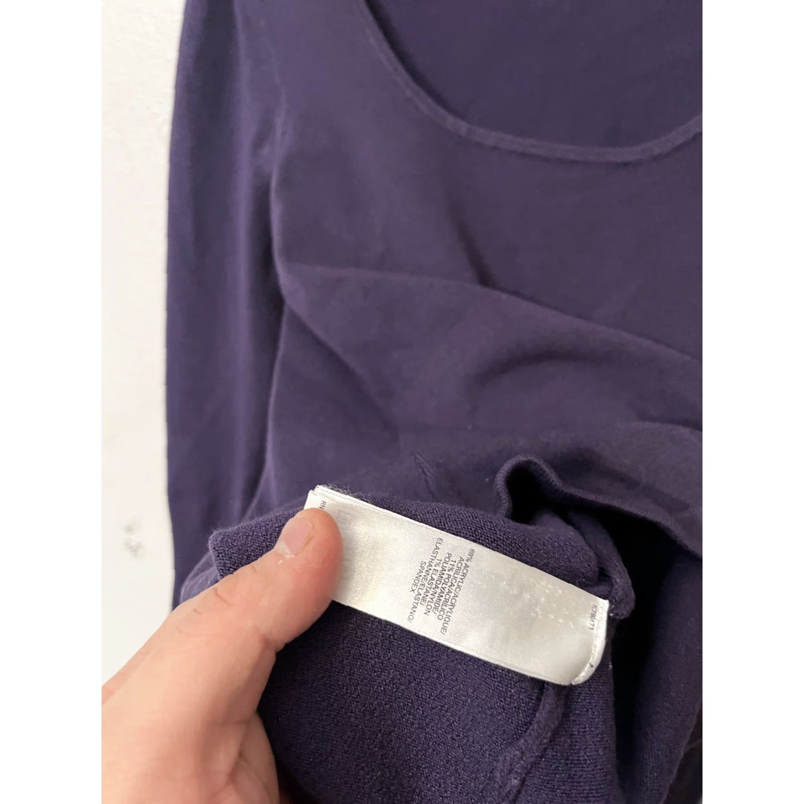 French Connection French Connection Purple Scoop Neck Sweater Size Medium Size M / US 6-8 / IT 42-44 - 4 Thumbnail