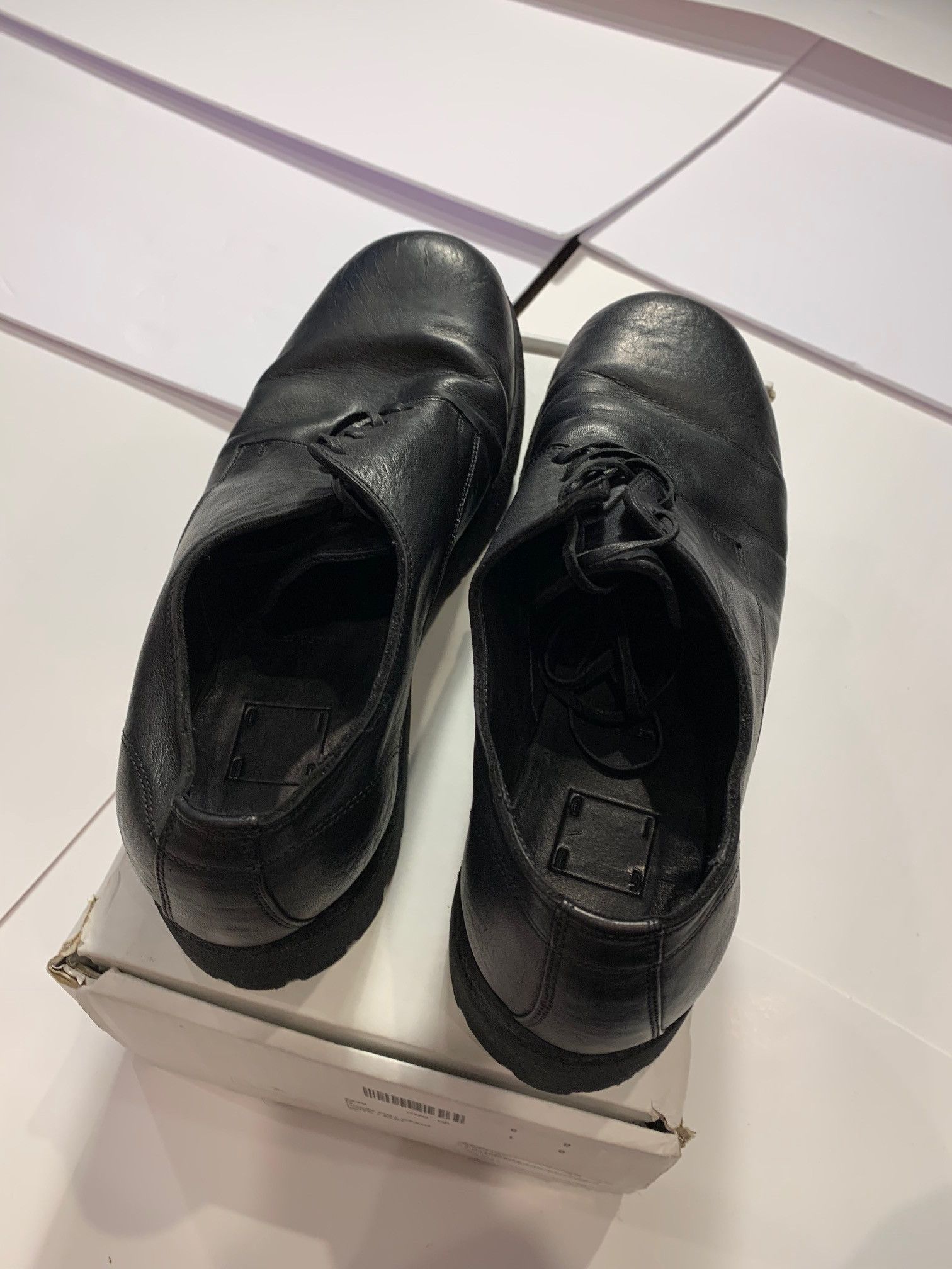 Guidi Guidi 792V horse leather derby shoes rugged Vibram outsole Size US 14 / EU 47 - 2 Thumbnail