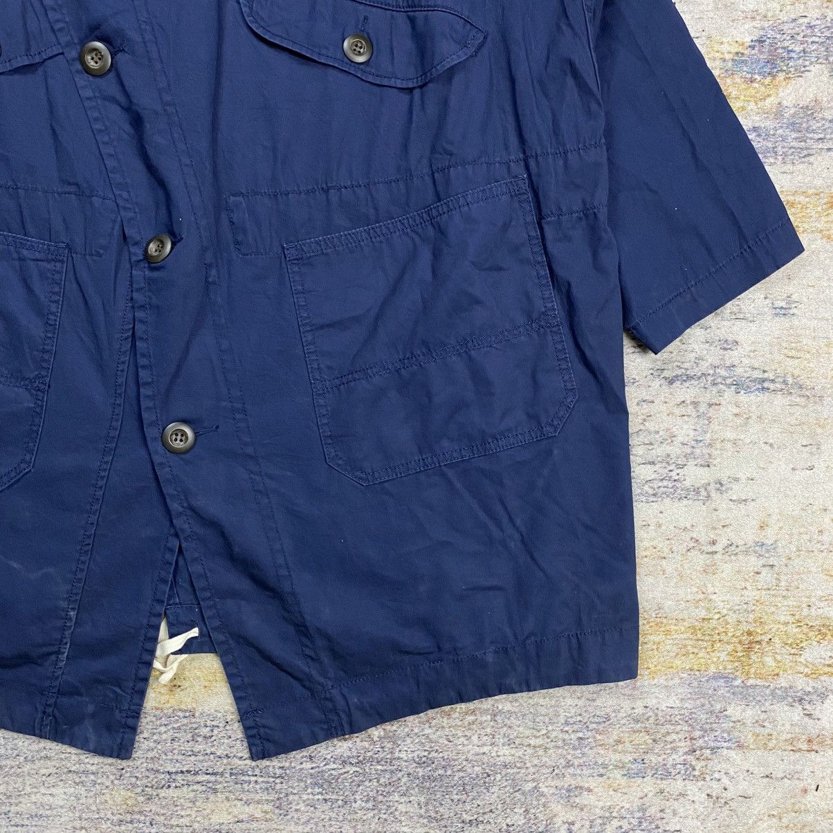 Japanese Brand Needle work soon asymmetrical button jacket Size US M / EU 48-50 / 2 - 5 Thumbnail