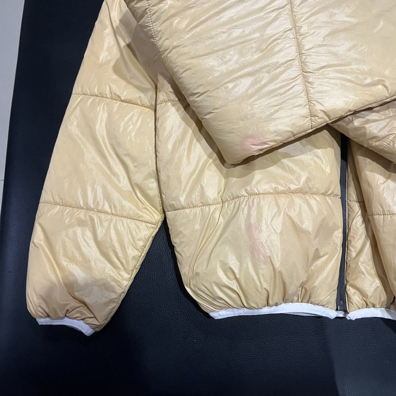 Japanese Brand LYFT Light Weight Warm Nylon Jacket Beige Size US M / EU 48-50 / 2 - 13 Thumbnail