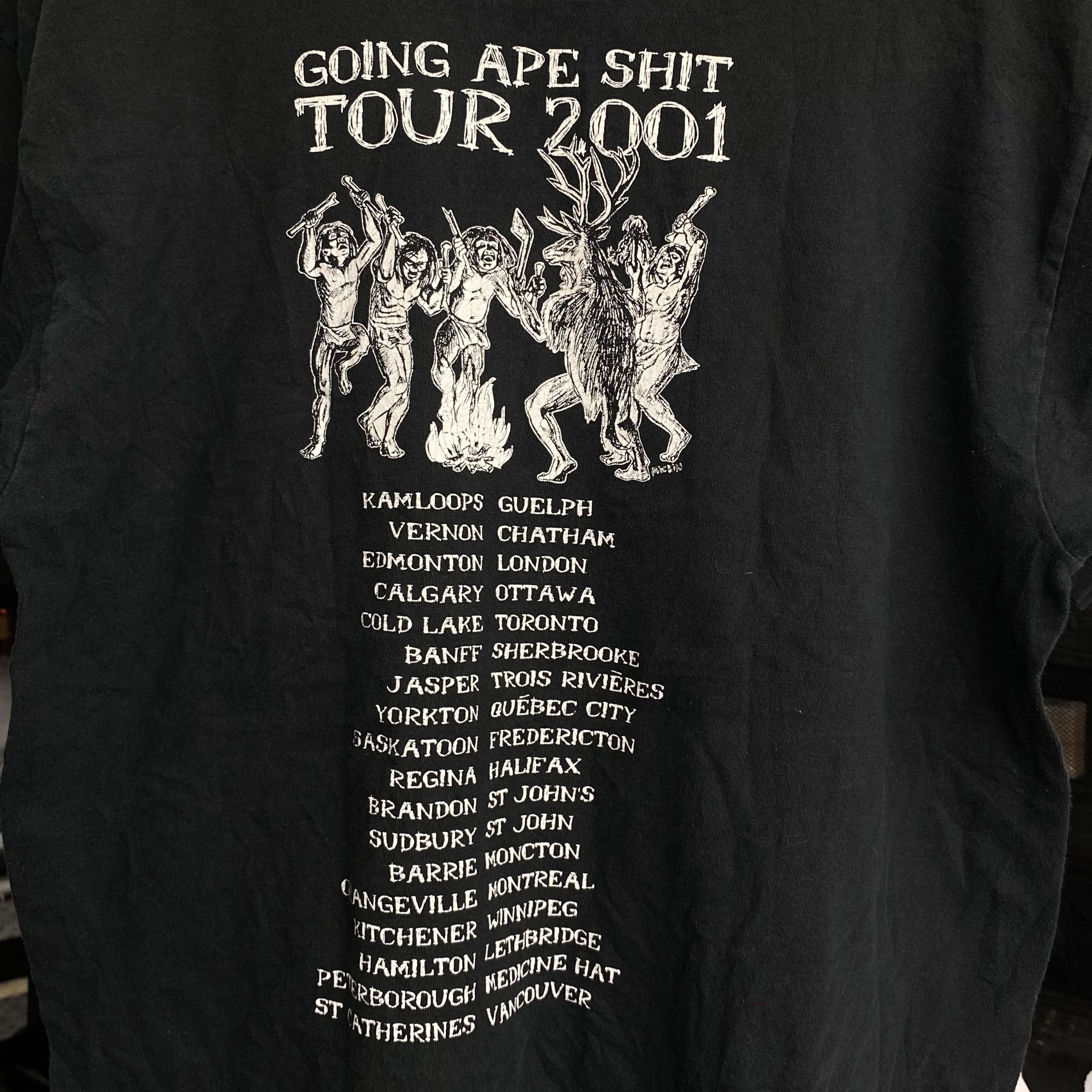 Band Tees GOB GOING APE SHIT TOUR 2001 Vintage Shirt Size US L / EU 52-54 / 3 - 5 Thumbnail