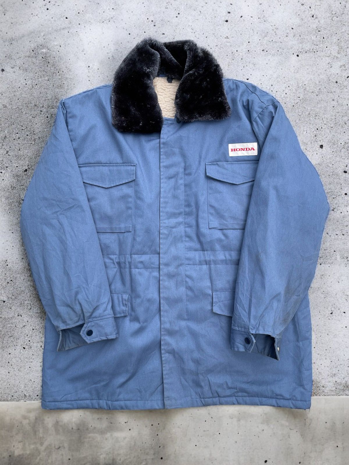 Honda 🔥Vintage Honda Fur Collar Works Jacket Size US XL / EU 56 / 4 - 2 Thumbnail