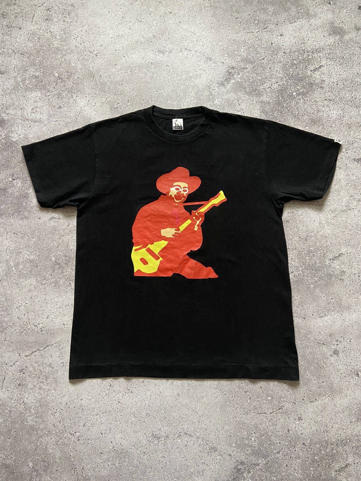 Bape A Bathing Ape Bape 2006 Cowboy Guitar Graphic T-Shirt Size US XL / EU 56 / 4 - 1 Thumbnail
