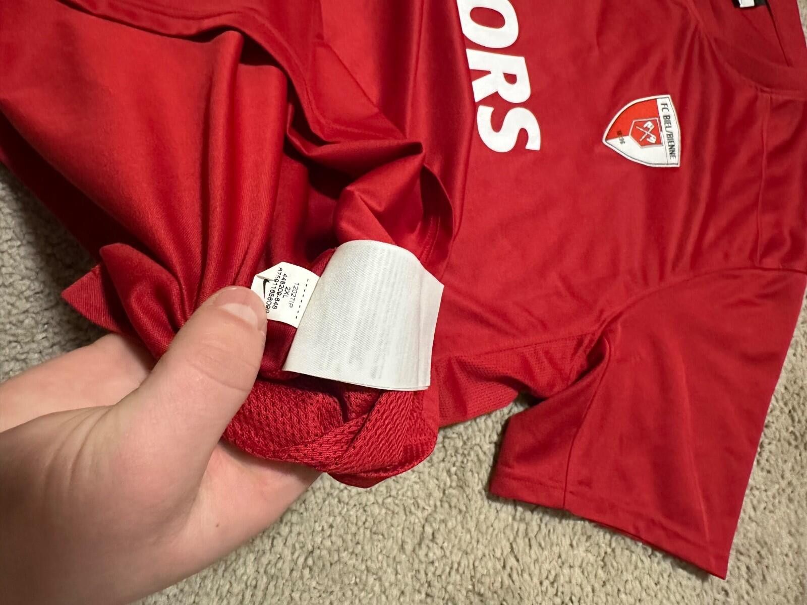 Nike Fc Bien-Bienne 2014/15 Football Shirt Soccer Jersey Sz XL Size US XL / EU 56 / 4 - 6 Thumbnail