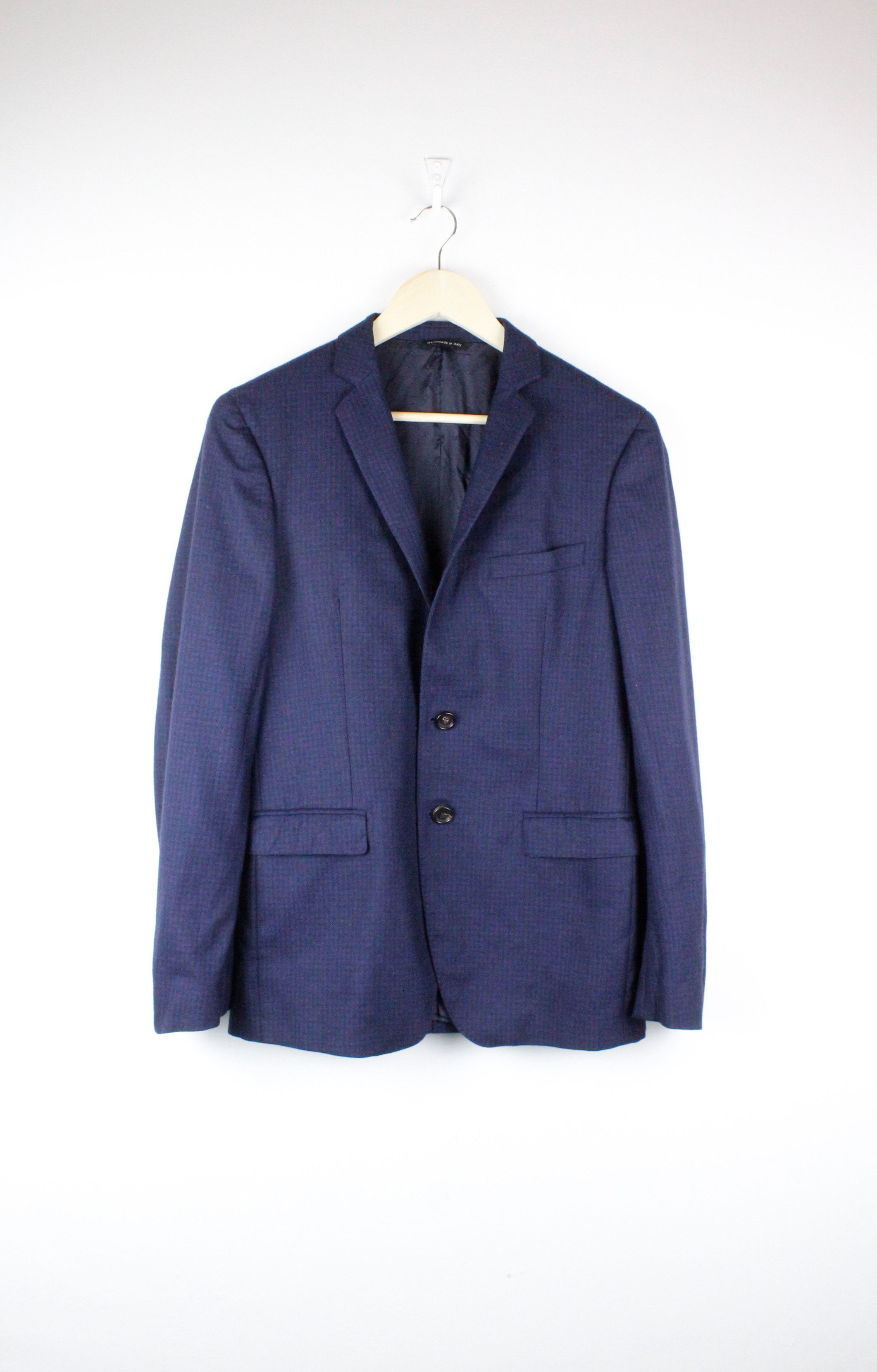 Tonello Tonello CLAUDIO TONELLO Navy Virgin Wool Formal Suit Size US S / EU 44-46 / 1 - 2 Thumbnail