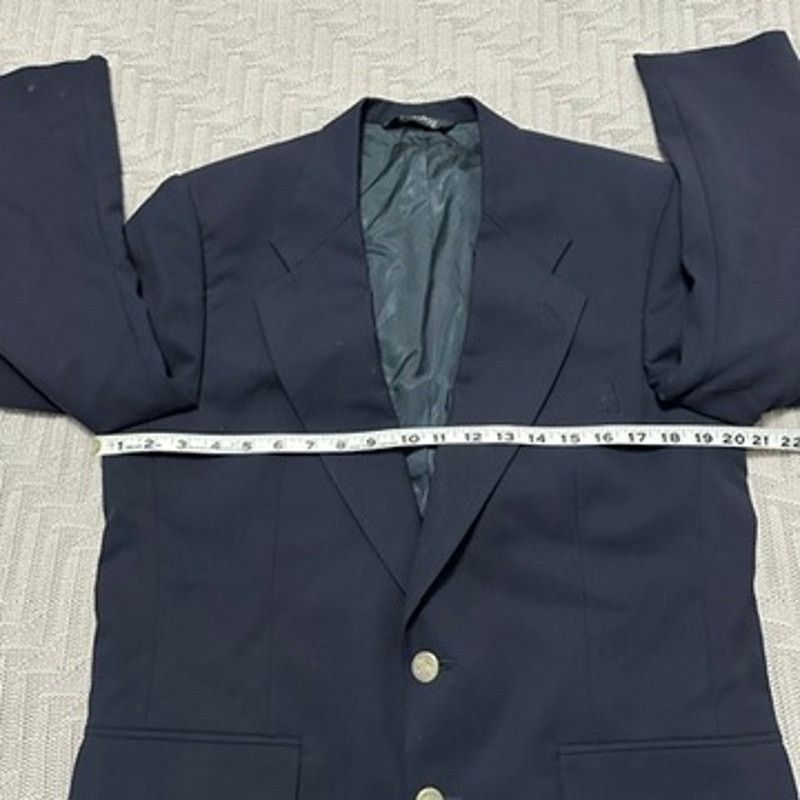 Burberry Vintage Burberry navy two button blazer size 40R Size 40R - 9 Thumbnail