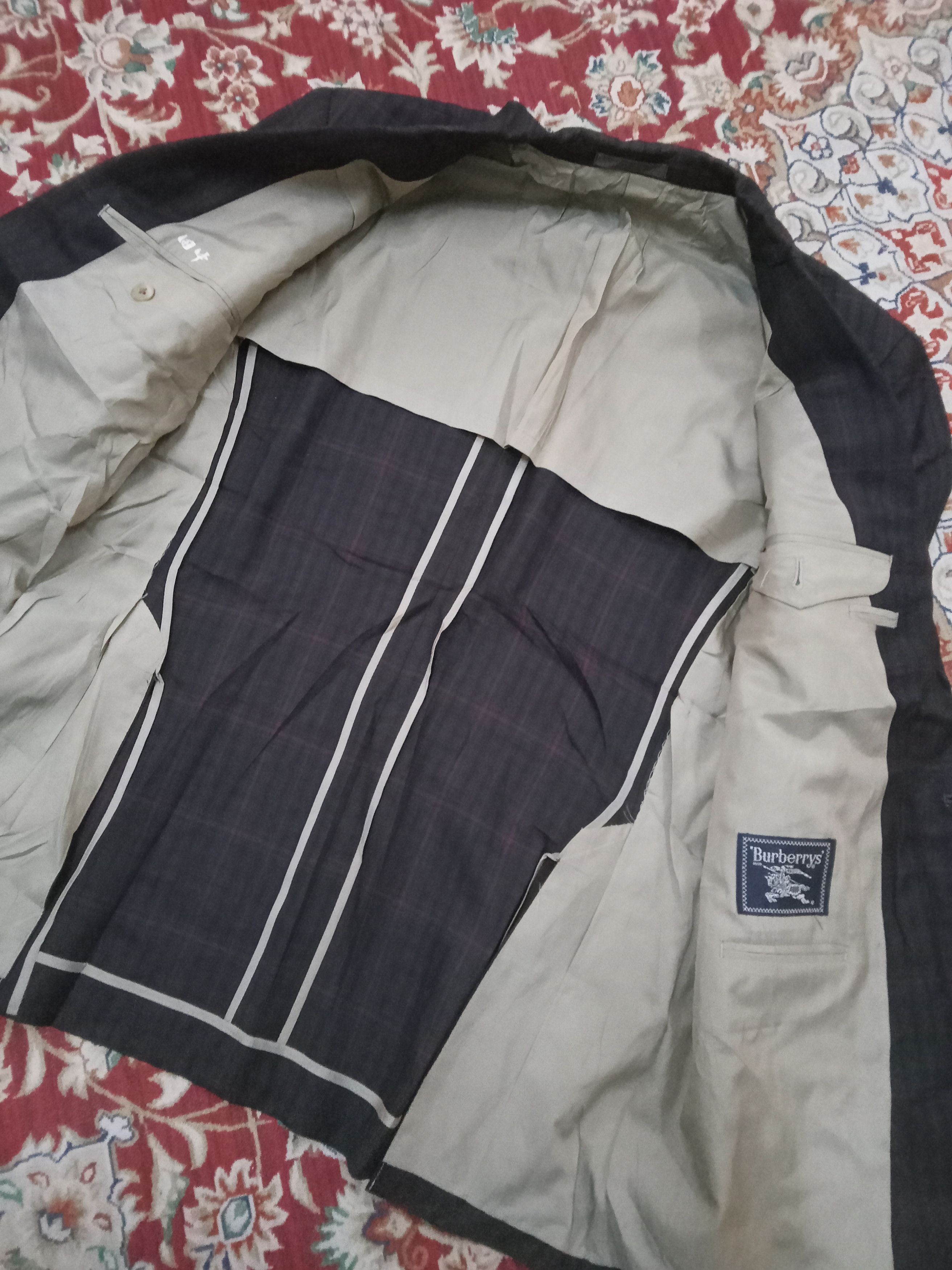 Burberry Vintage Burberrys Blazers Size 44L - 6 Thumbnail