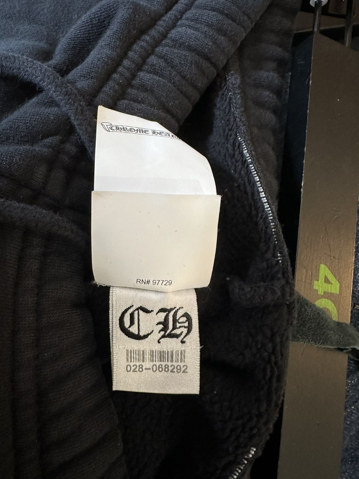 Chrome Hearts CHROME HEARTS LEATHER CROSS PATCH SWEATS M-XL Size US 30 / EU 46 - 10 Thumbnail