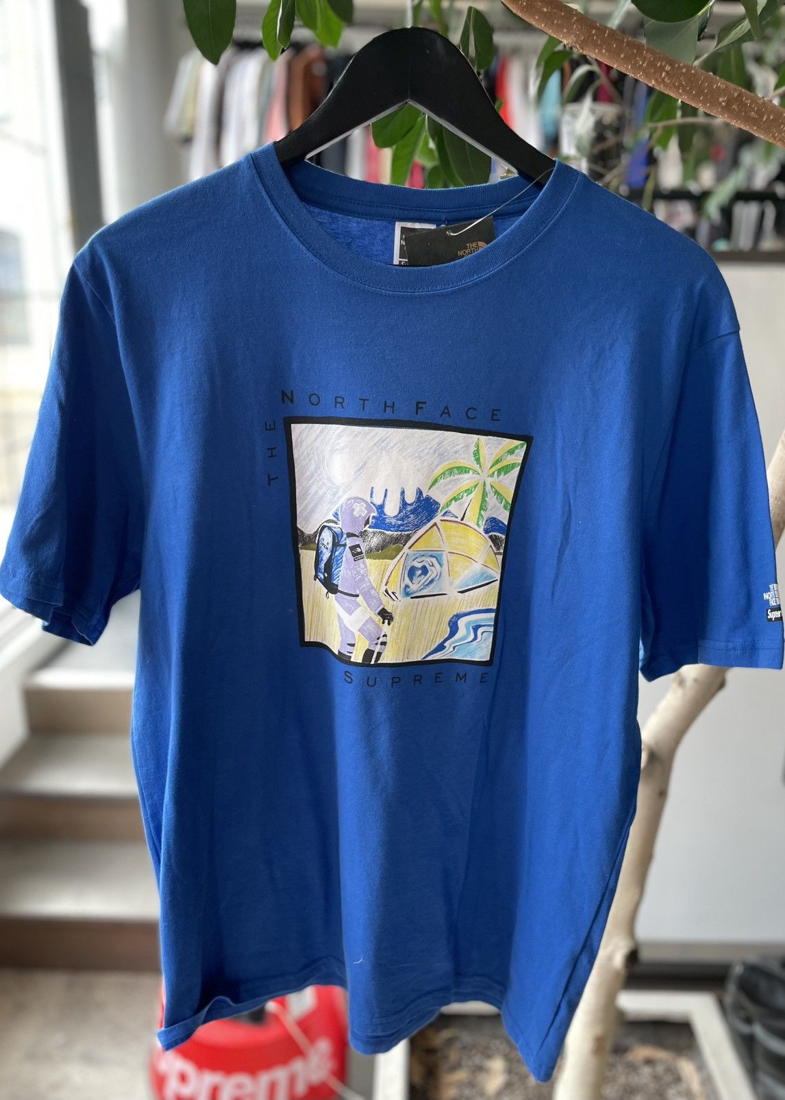 Supreme Supreme The North Face Sketch S/S Top Size US M / EU 48-50 / 2 - 2 Thumbnail