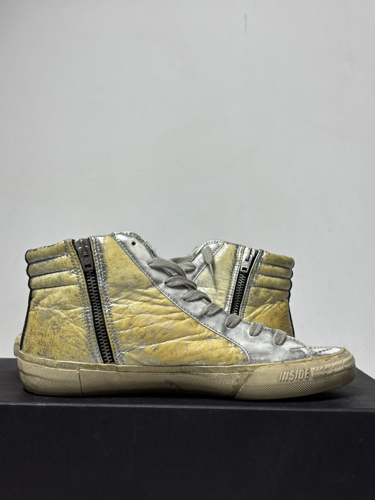Golden Goose Golden Goose Slide leather sneakers Size US 9 / IT 39 - 2 Thumbnail