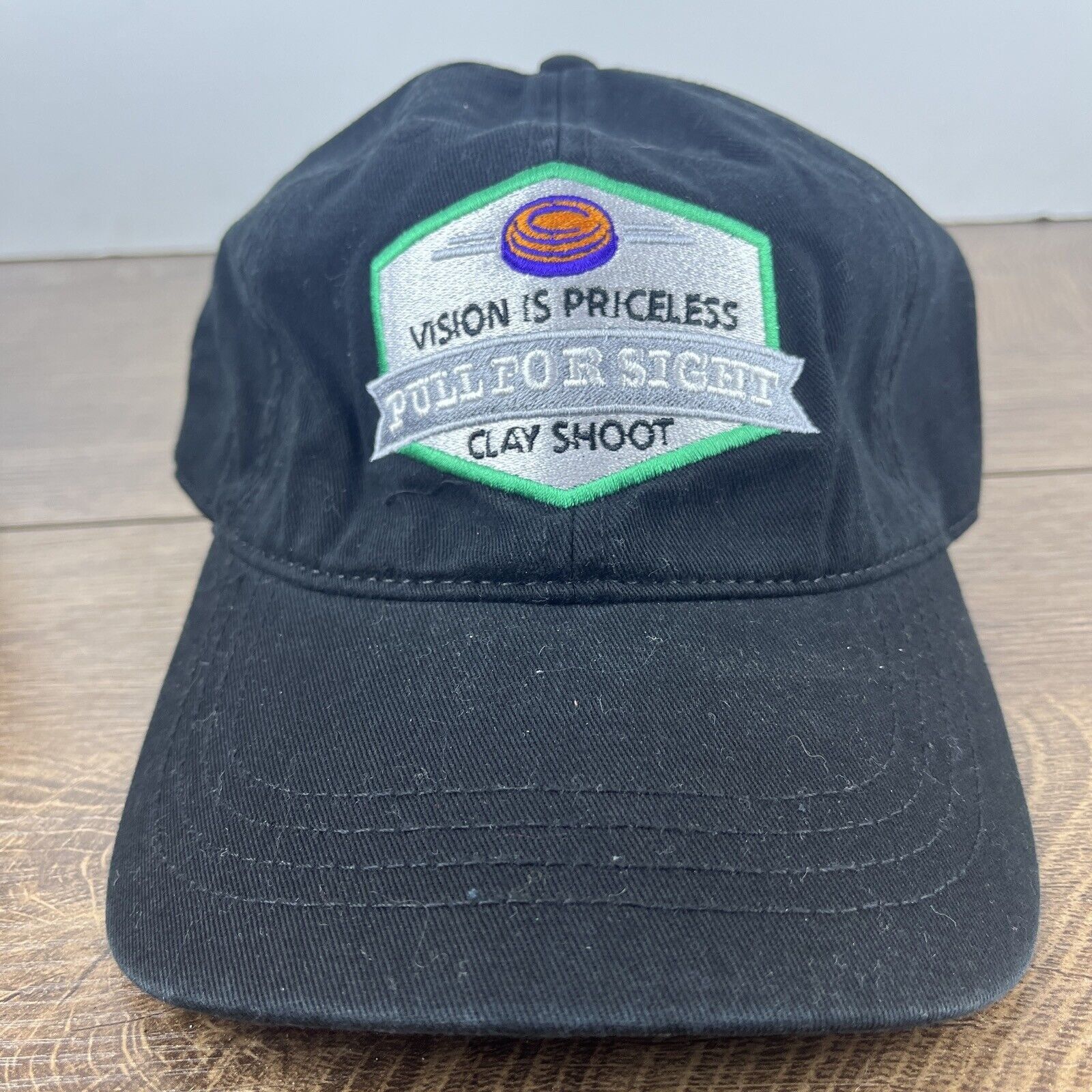 Other Pull For Sight Clay Shoot Hat Black Hat Adjustable Adult Siz Size ONE SIZE - 2 Thumbnail