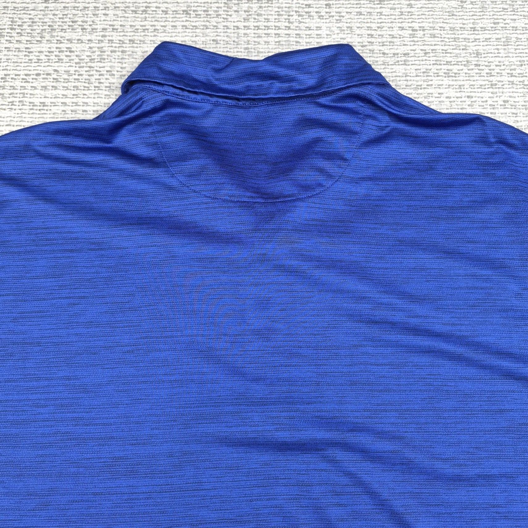 Vintage Birdie Bound Polo Shirt Mens 3XL Blue Stretch Solid Knit Tech Shirt Polo Mens 3XL Blue Size US XXL / EU 58 / 5 - 7 Thumbnail