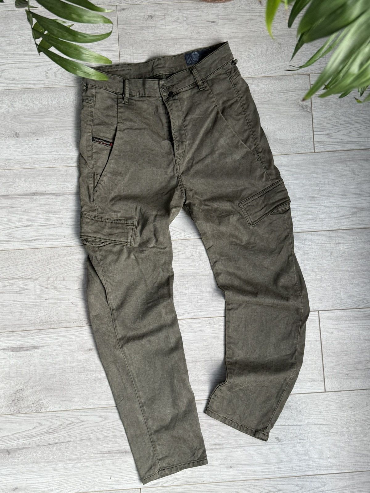 Designer × Diesel × Vintage Vintage rare diesel waxed rare pants jeans Size US 28 / EU 44 - 1 Thumbnail