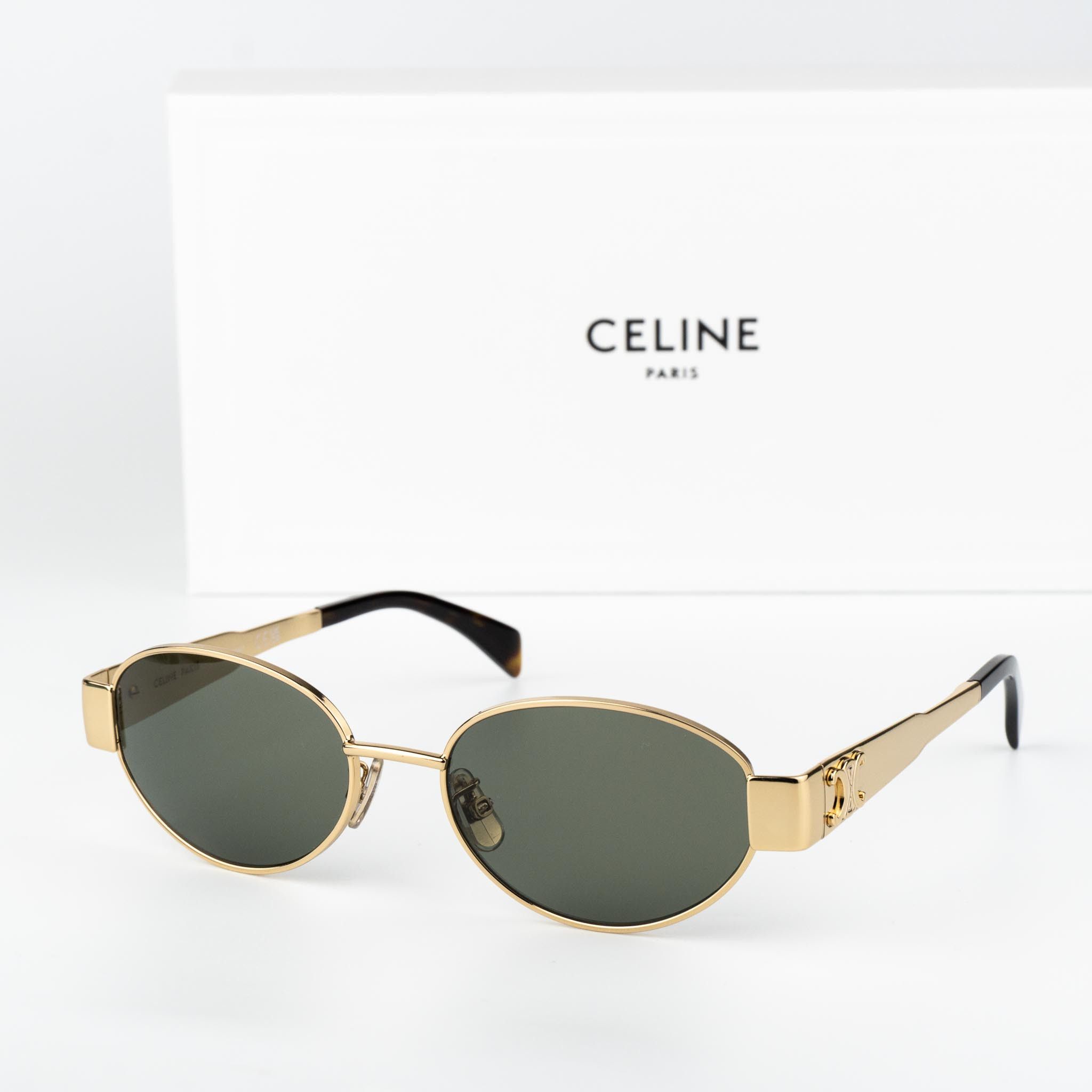 Celine CL40083U 16A Sunglasses Palladium 60mm Aviator Frame, Smoke Lenses CELINE EYEWEAR Aviator-style acetate sunglasses | NET-A-PORTER main image 4