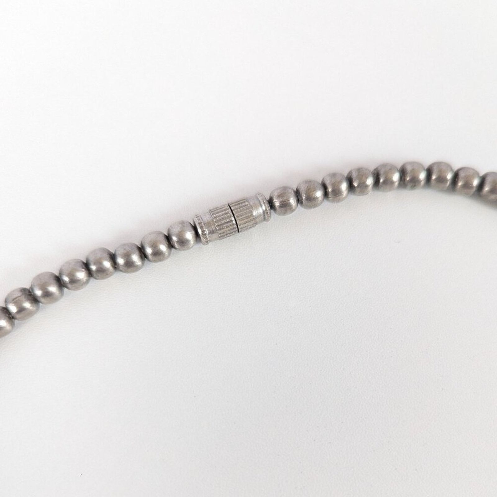 Vintage Vintage Statement Bib Necklace Triple Strand Silver Crescent Size ONE SIZE - 5 Thumbnail