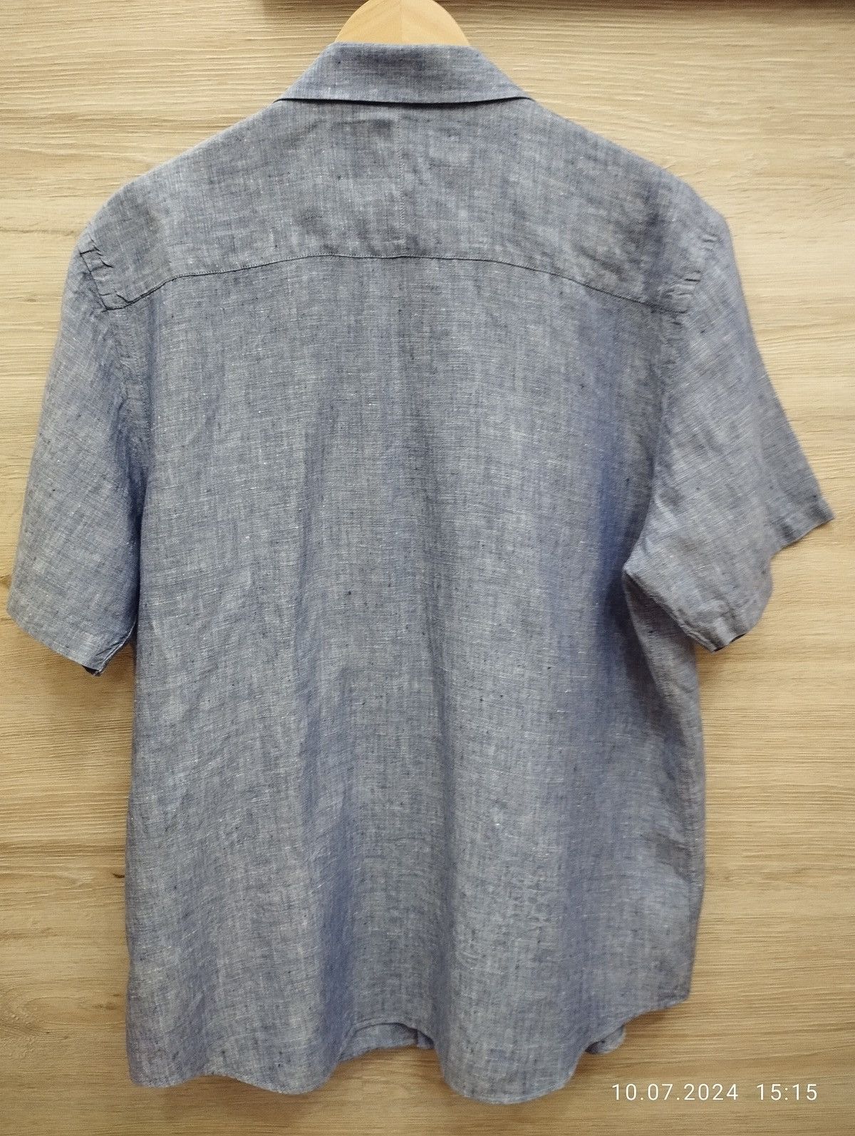 Jasper Conran Jasper Conran Mens Size L Button Down Fitted Casual Shirt Size US L / EU 52-54 / 3 - 2 Thumbnail
