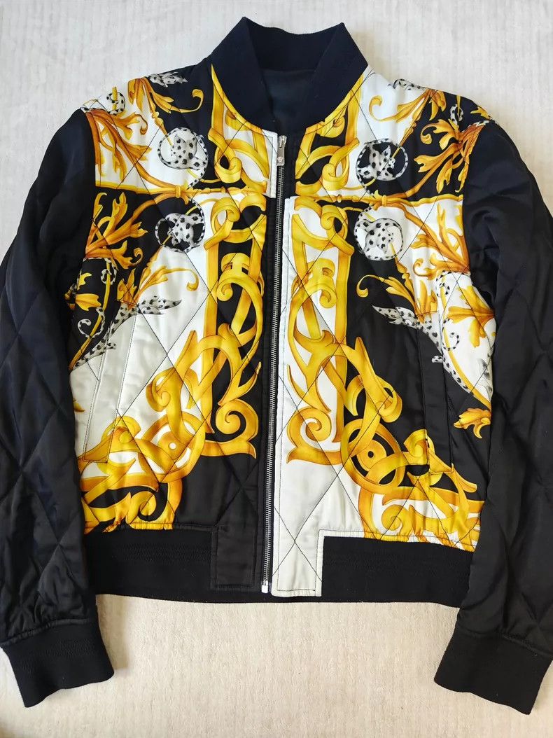 Versace Versace Baroque print silk cotton jacket Size US L / EU 52-54 / 3 - 1 Thumbnail