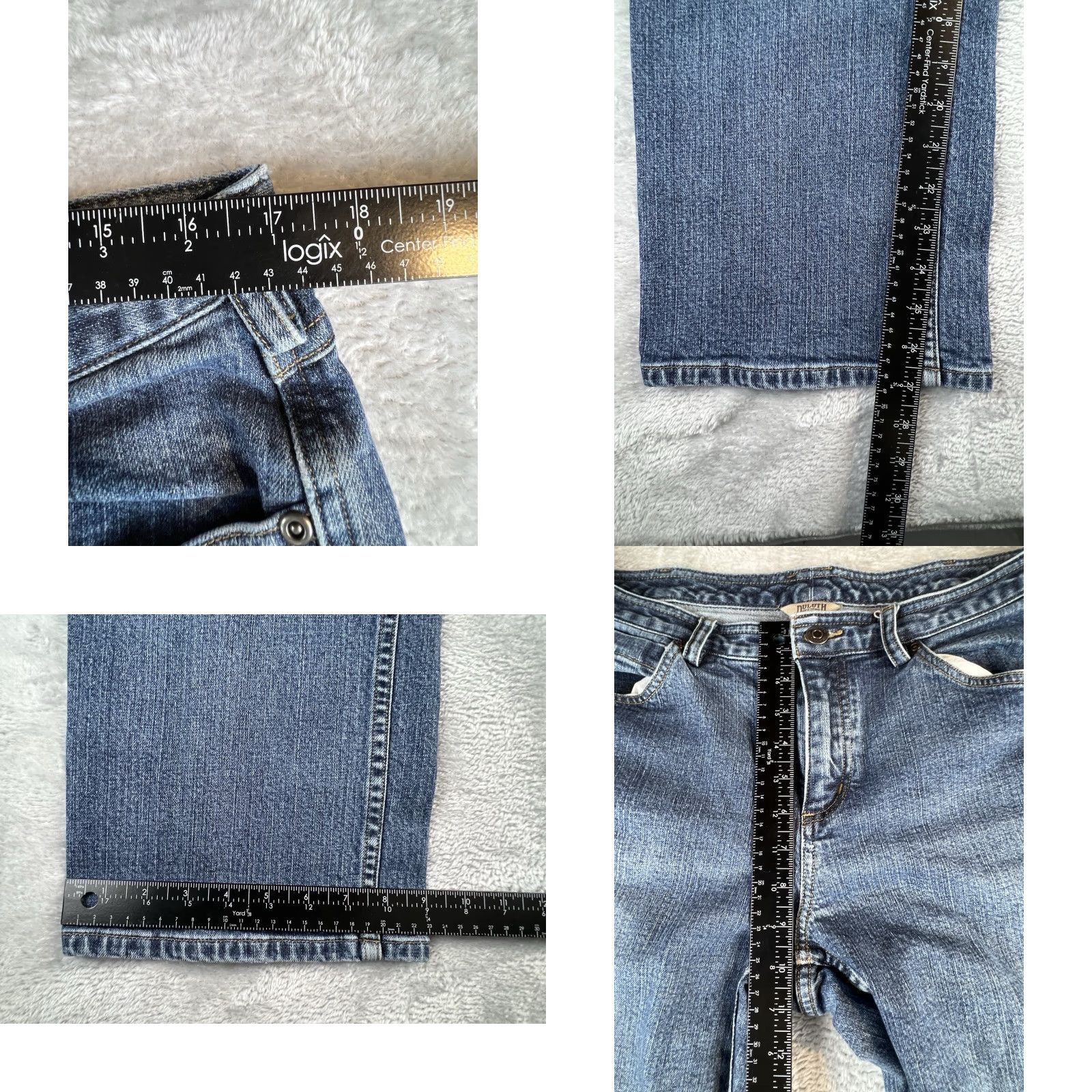 Duluth Trading Company Duluth Trading Company Jeans Womens 14 X 29 Blue Straight Medium Wash Denim Size 36" / US 14 / IT 50 - 8 Thumbnail