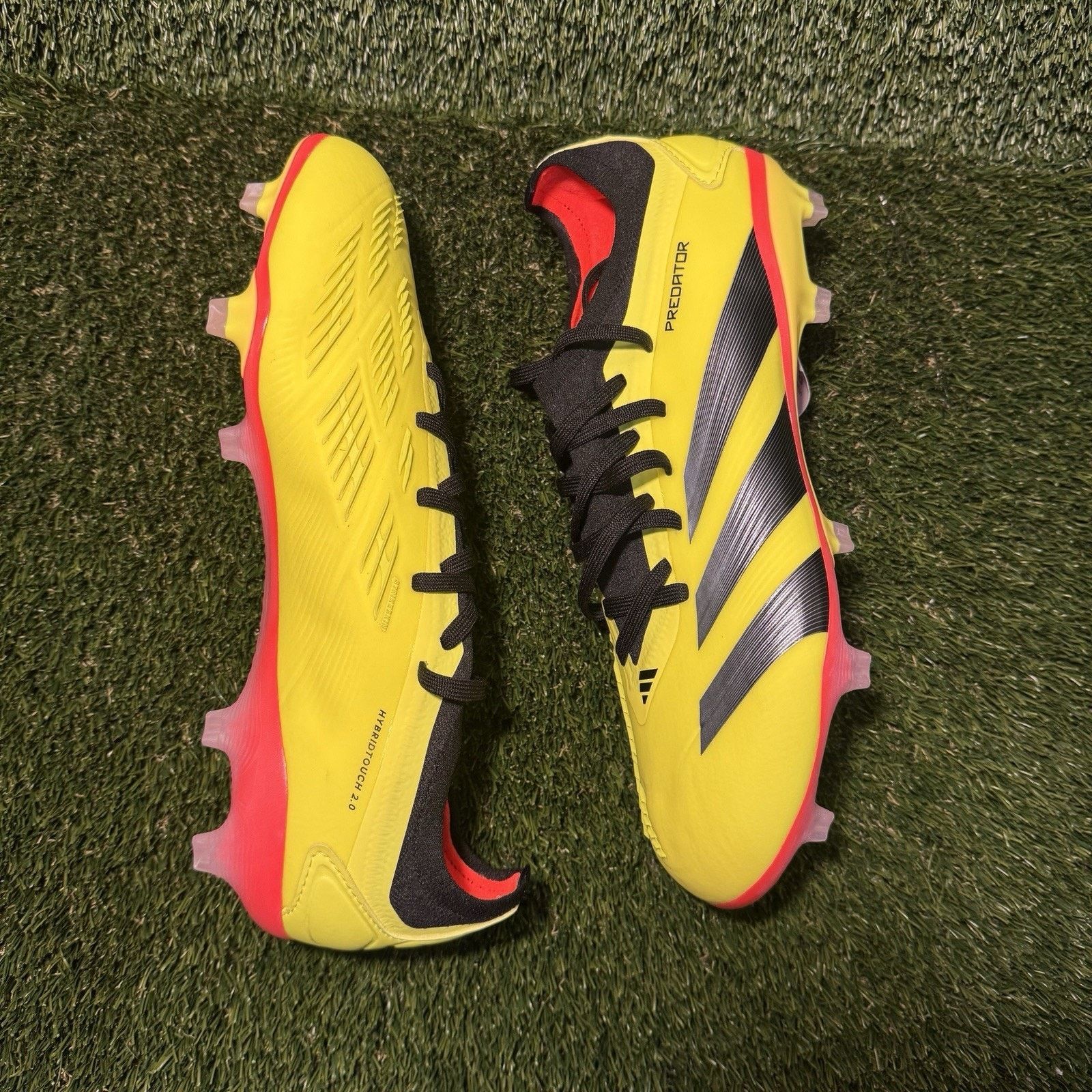 Adidas Size 8 - Adidas Predator Pro FG - IG7776 - Yellow / Black Size US 8 / EU 41 - 4 Thumbnail