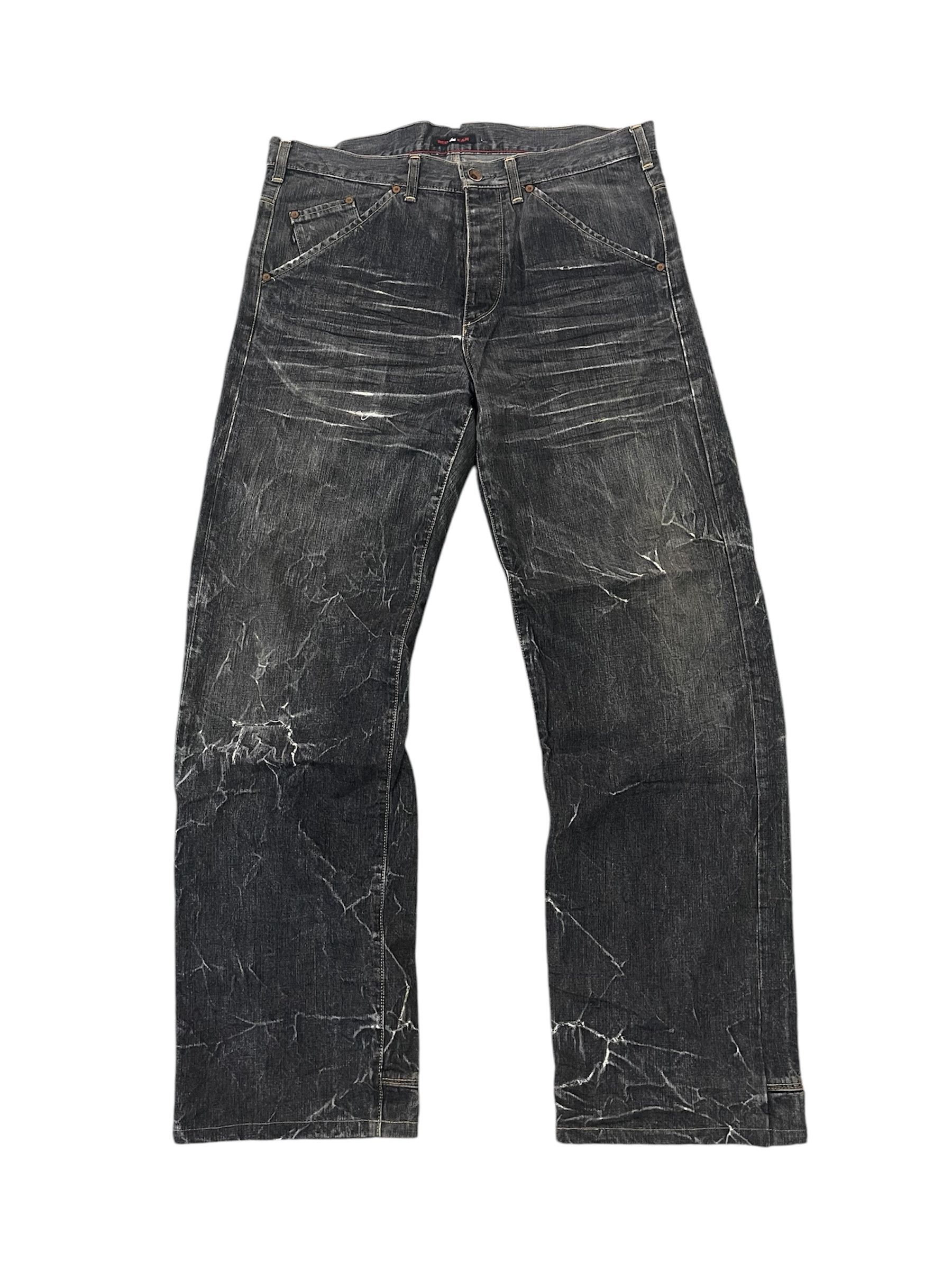 JNCO × Paul Smith × Paul Smith Red Ear Single Pocket Baggy Fit Wide Leg Thunder Kendrick Lamar Size US 31 - 5 Thumbnail