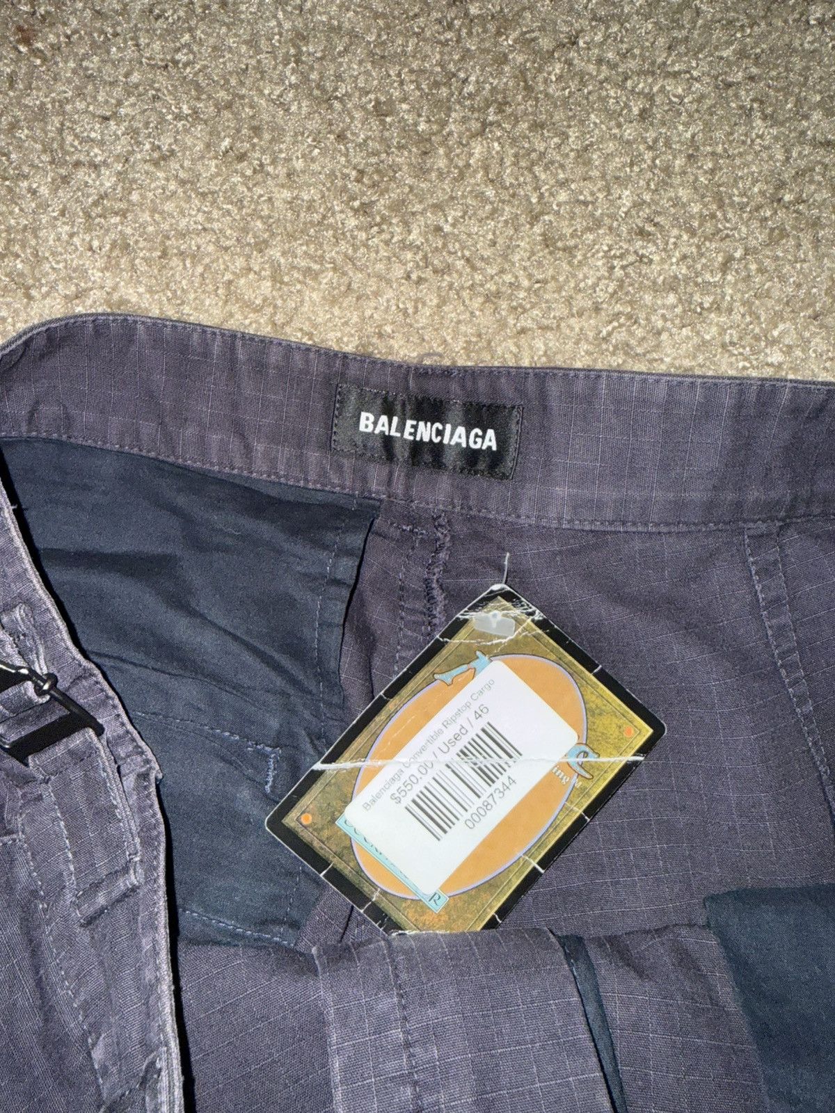 Balenciaga Balenciaga Convertible Ripstop Cargo Pants Size US 30 / EU 46 - 4 Thumbnail