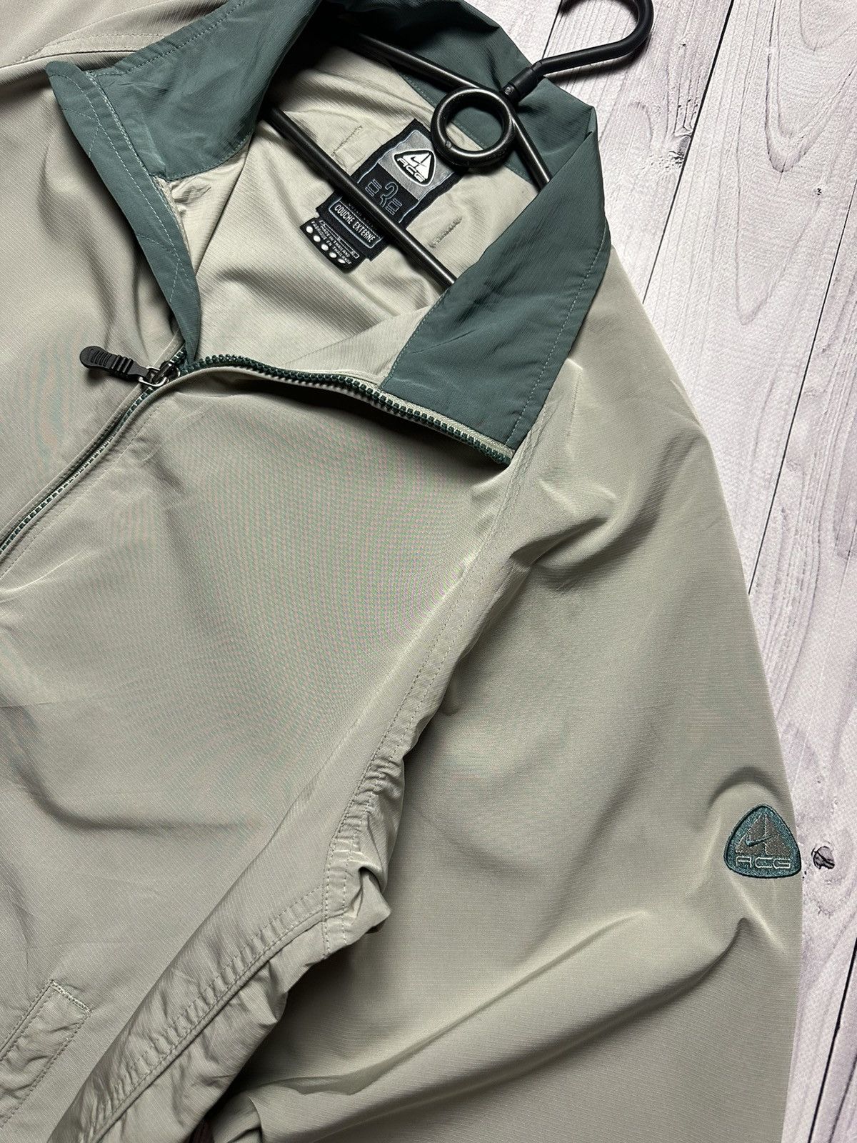 Nike × Nike ACG × Vintage Vintage Nike ACG khaki jacket size L logo Size US L / EU 52-54 / 3 - 6 Thumbnail