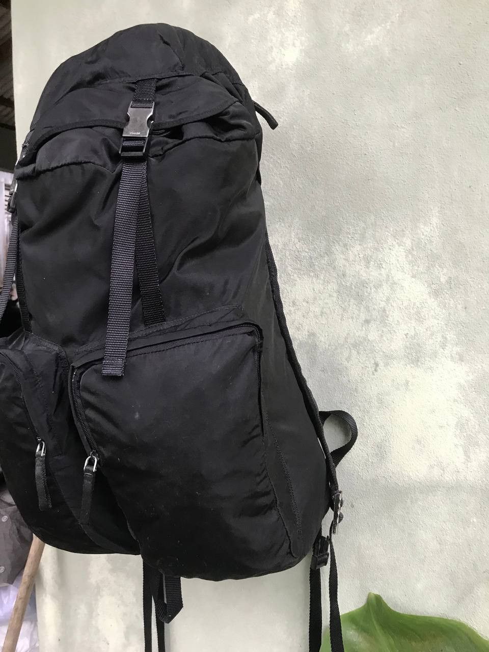 Prada × Vintage Authentic Prada Multi Pocket Bagpack Size ONE SIZE - 9 Thumbnail