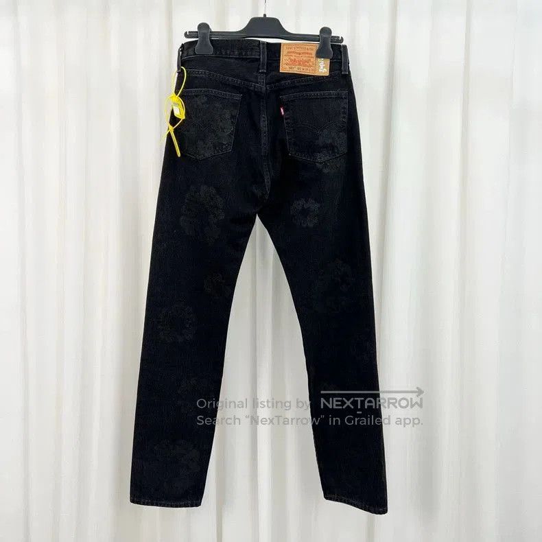 Levi's Levi's Denim Tears Collaborative Cotton Flower Print Jeans. Size US 30 / EU 46 - 2 Thumbnail