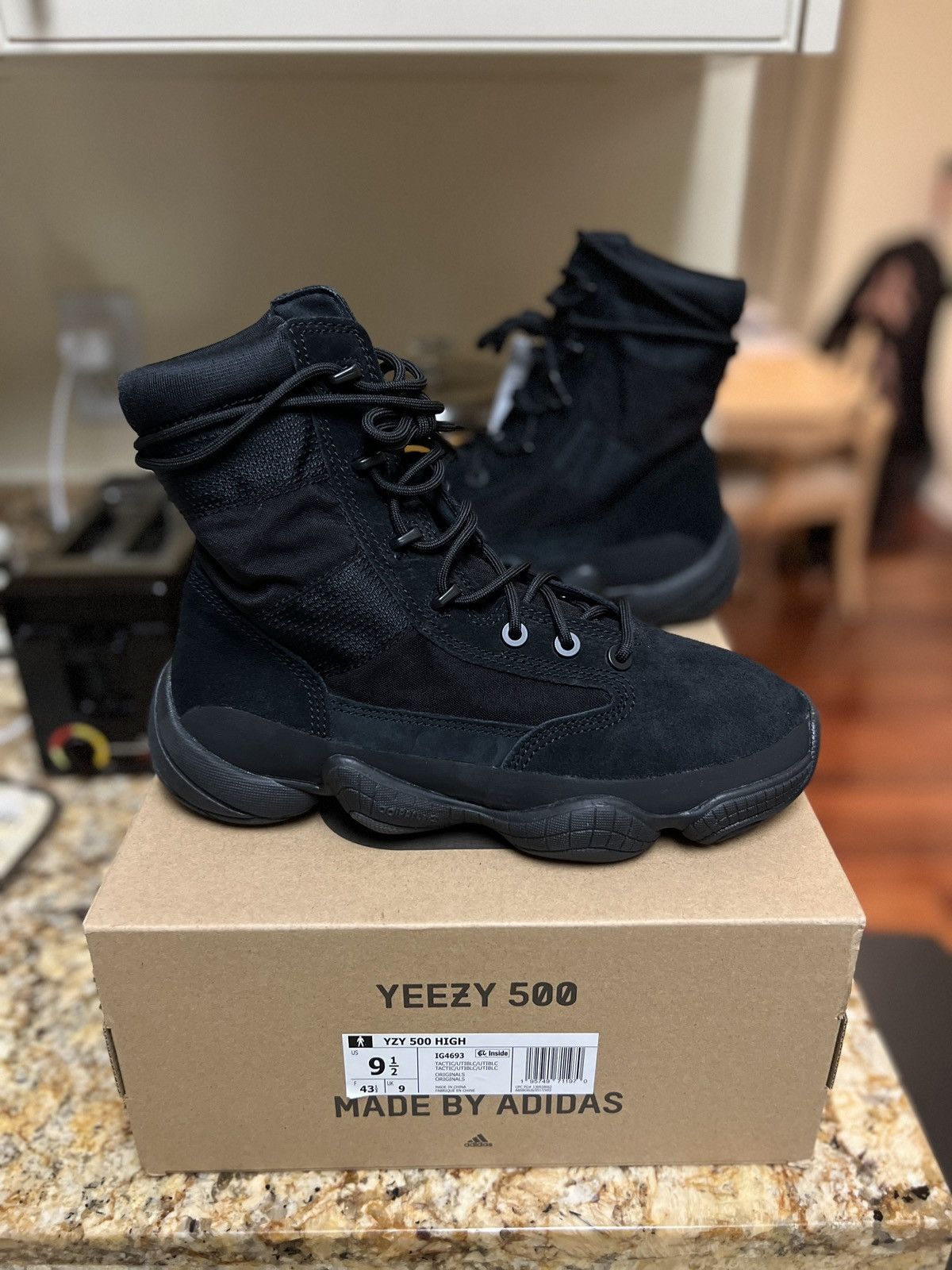 Adidas Adidas Yeezy 500 Tactical Boot Utility Black Men’s CONFIRMED ...