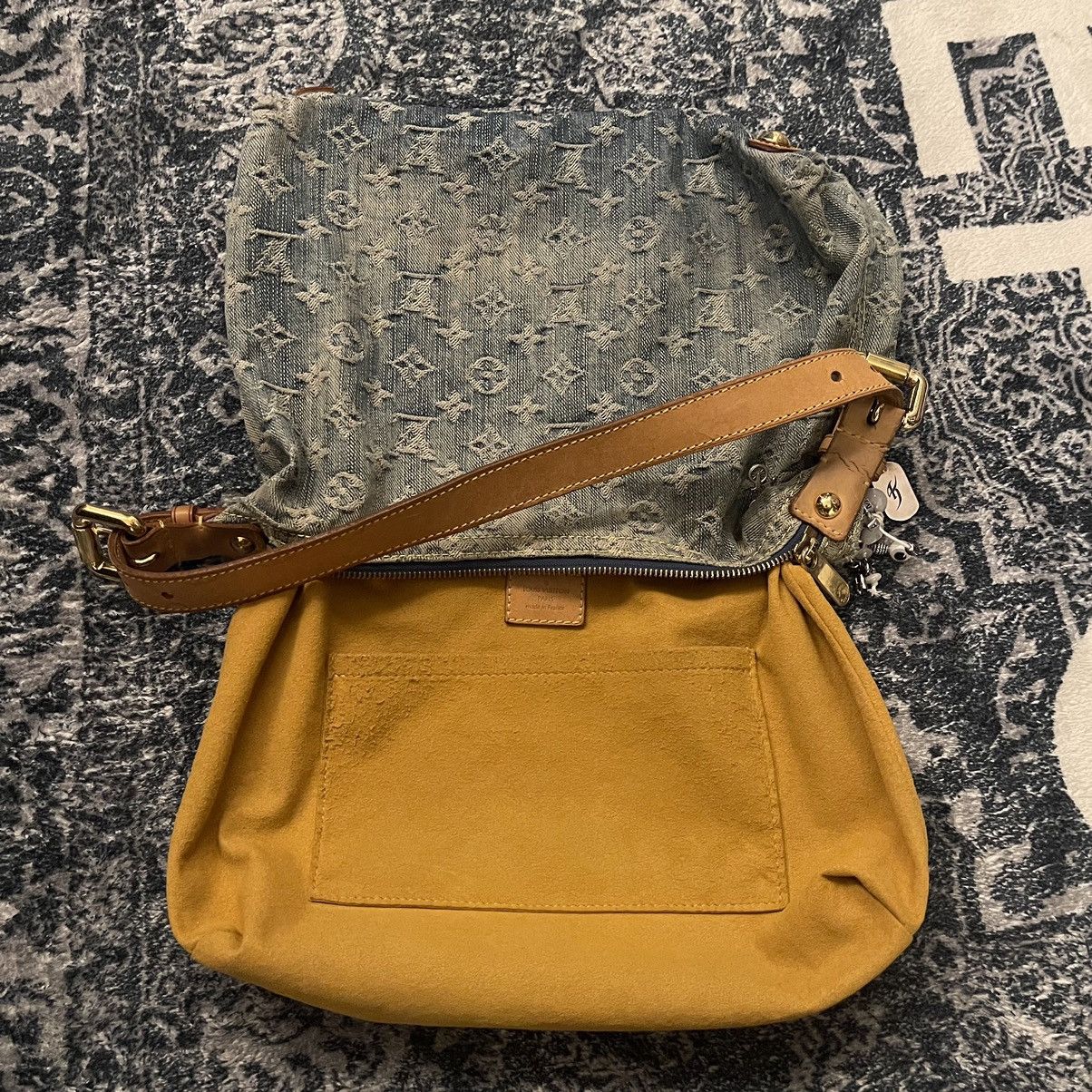 Louis Vuitton × Vintage Louis Vuitton Baggy PM Monogram Denim Shoulder Bag Size ONE SIZE - 10 Thumbnail
