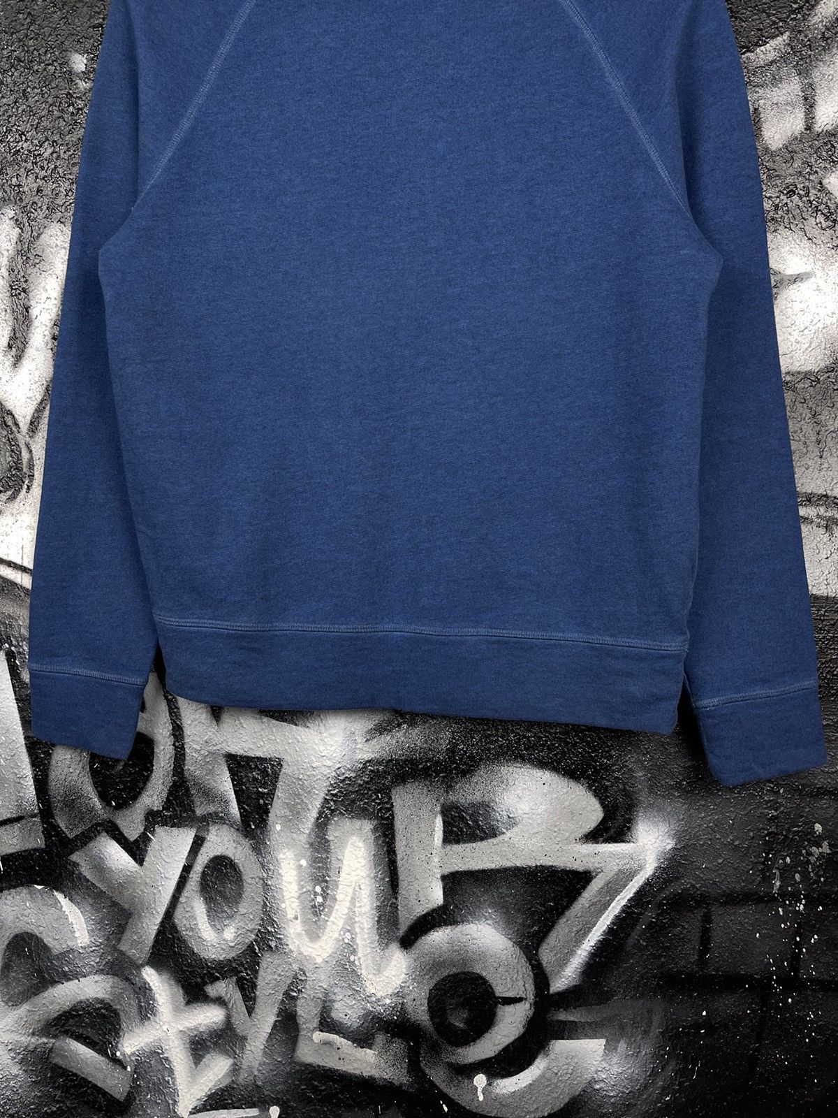 A.P.C. A.P.C. Vintage Blue Cotton Crew Neck Sweatshirt Size Small Size US S / EU 44-46 / 1 - 7 Thumbnail