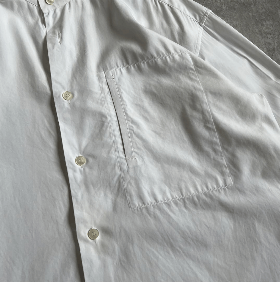 Issey Miyake Silver Tag Band Collar Cotton Shirt White Size US S / EU 44-46 / 1 - 2 Thumbnail
