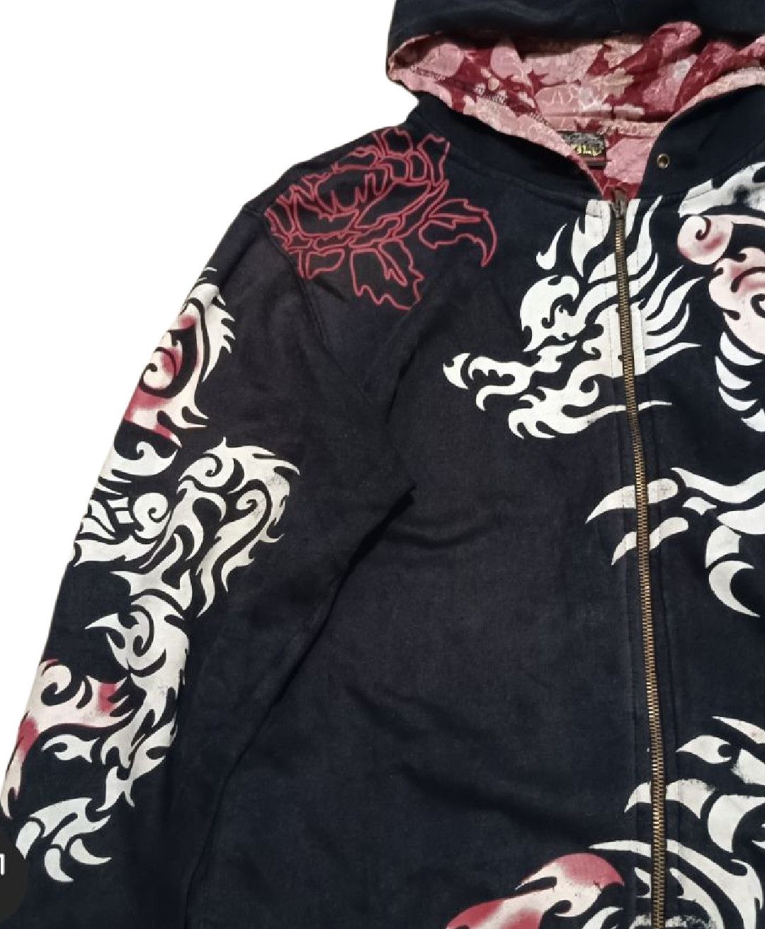 Japanese Brand Vintage Big dragon Karakuri Sukajan Hoodie Size US L / EU 52-54 / 3 - 4 Thumbnail