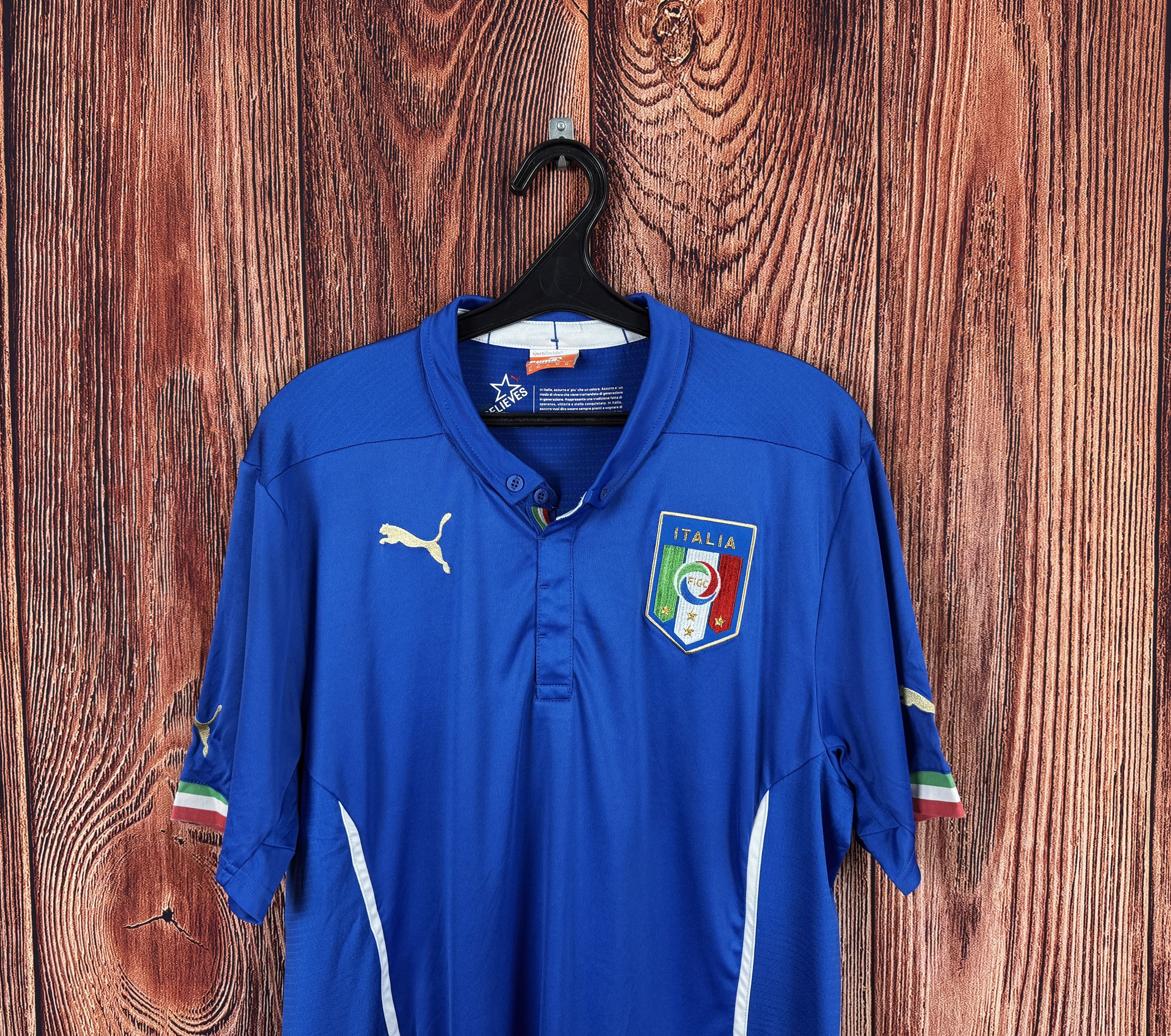 Puma 2014 ITALY Puma Home Football Soccer Jersey Kit Size US XL / EU 56 / 4 - 2 Thumbnail