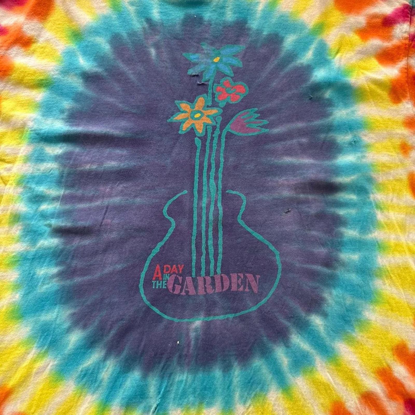 Other Vintage A Day In The Garden Music Festival 90s Tie Dye T XL Size US XL / EU 56 / 4 - 2 Thumbnail